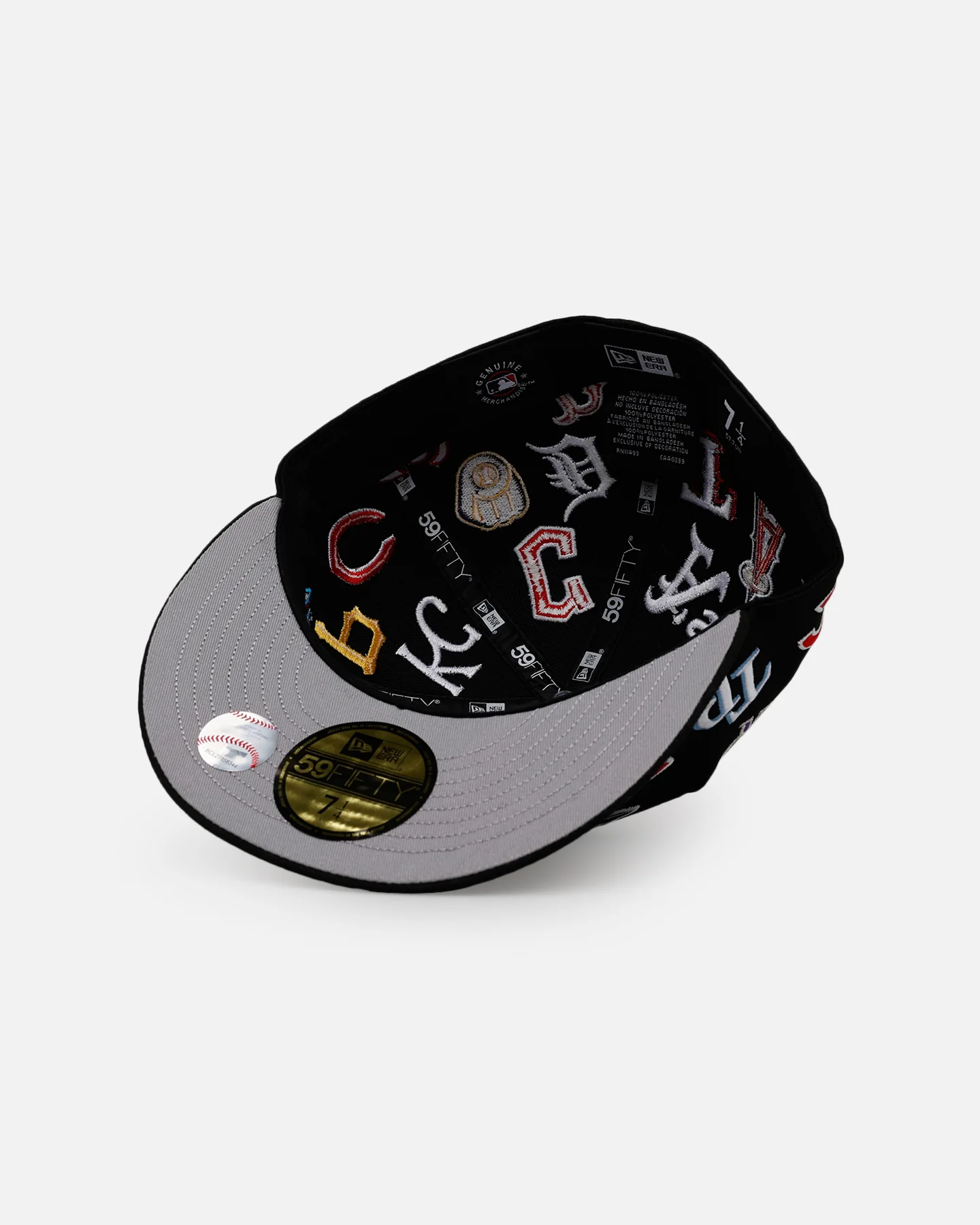 New Era MLB All Over 59FIFTY Fitted Black - Image 6