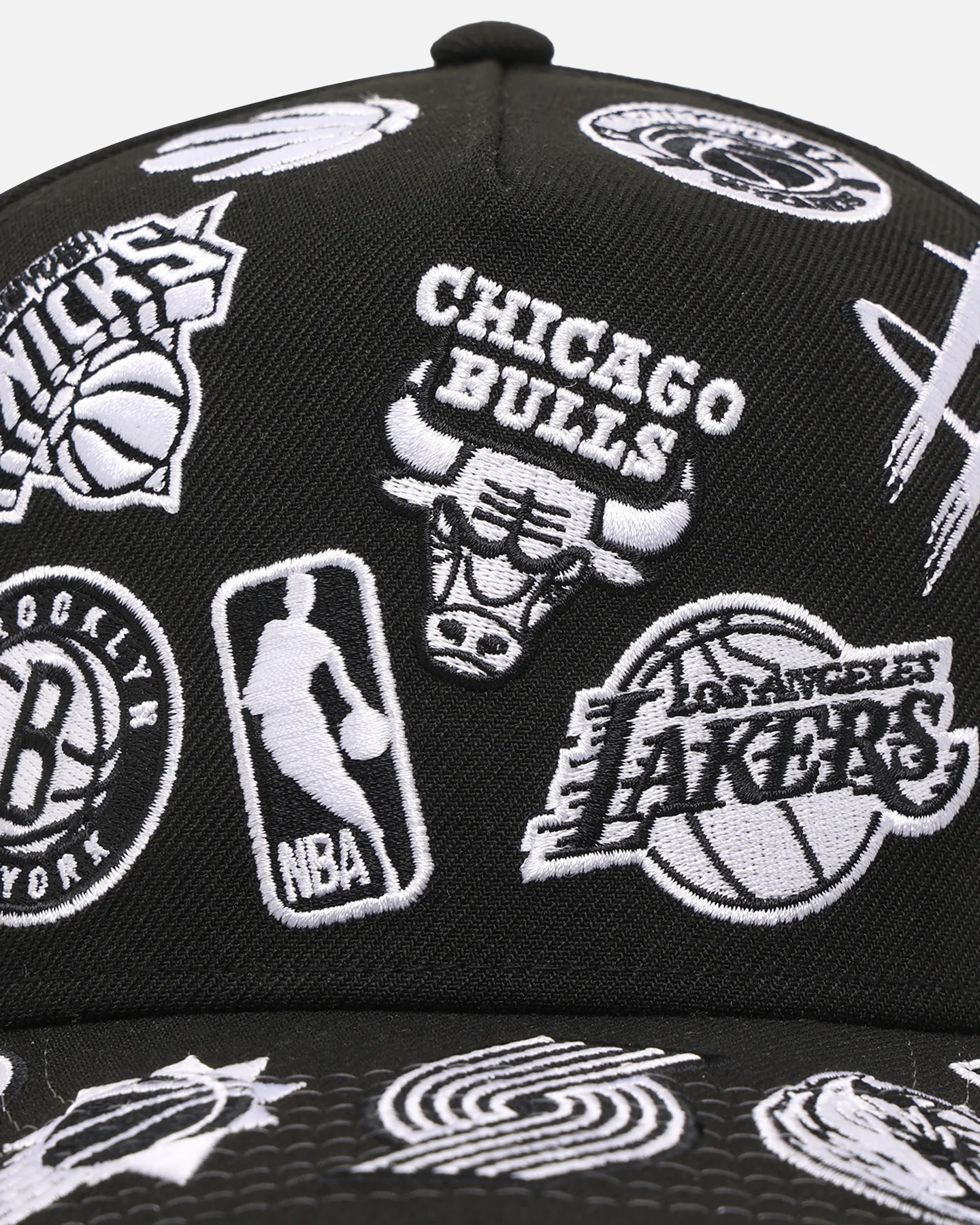 New Era NBA 'All Over Leagues' 9FORTY A-Frame Snapback Black - Image 5