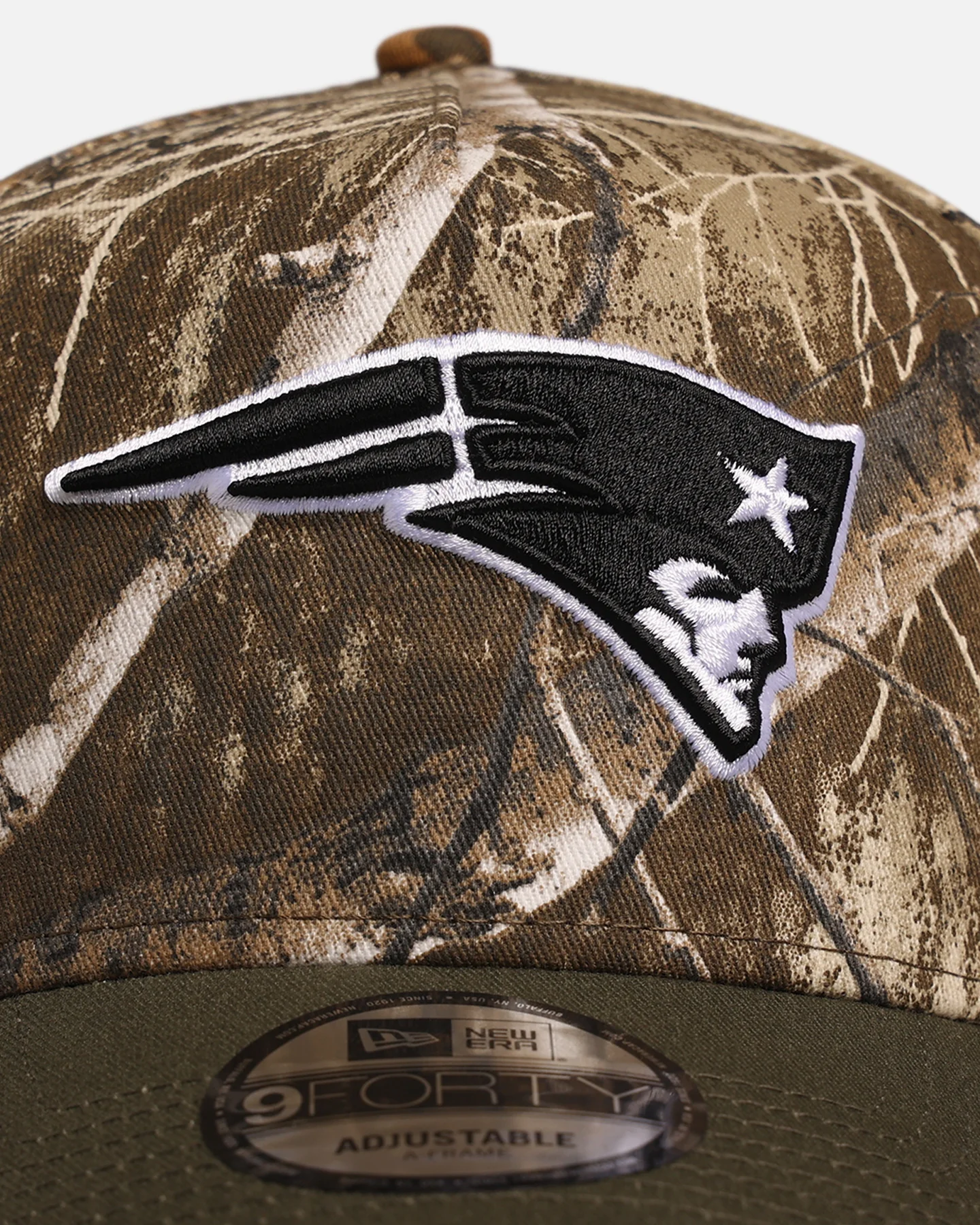 New Era New England Patriots 'NFL Season Kick Off' 9FORTY A-Frame Snapback Realtree/Olive - Image 5
