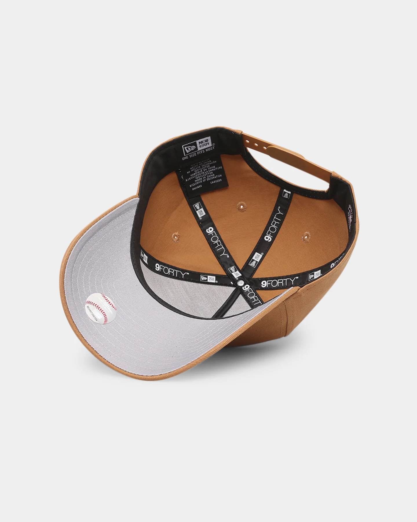 New Era New York Yankees 'Wheat' 9FORTY A-Frame Snapback Wheat - Image 6