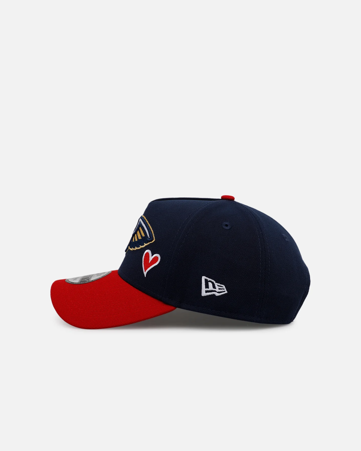 New Era New Orleans Pelicans 'Team Color Hearts' 9FORTY A-Frame Snapback Official Team Color - Image 4