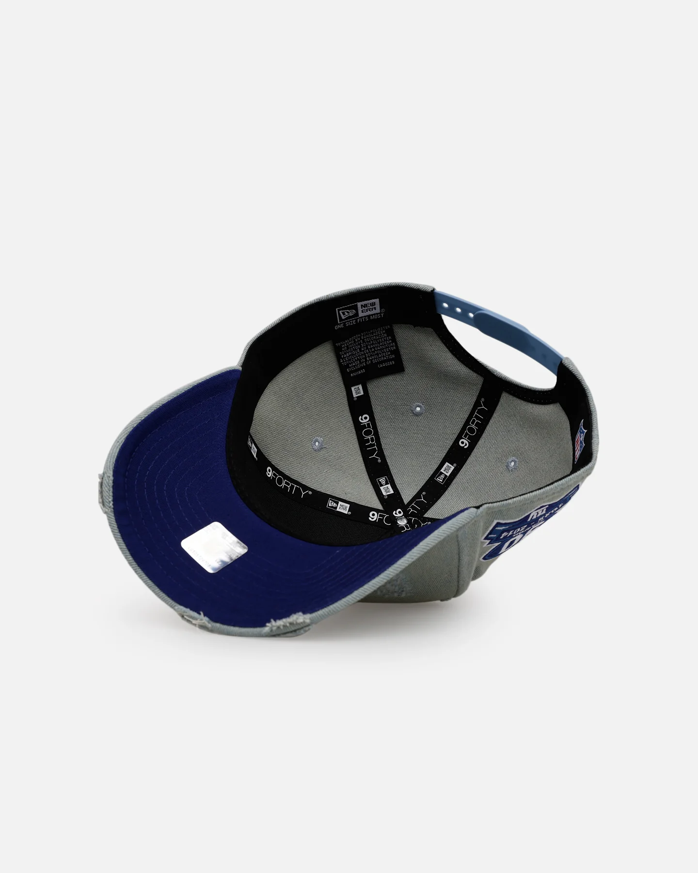 New Era New York Giants 'Denim' 9FORTY A-Frame Snapback Light Wash Denim - Image 6