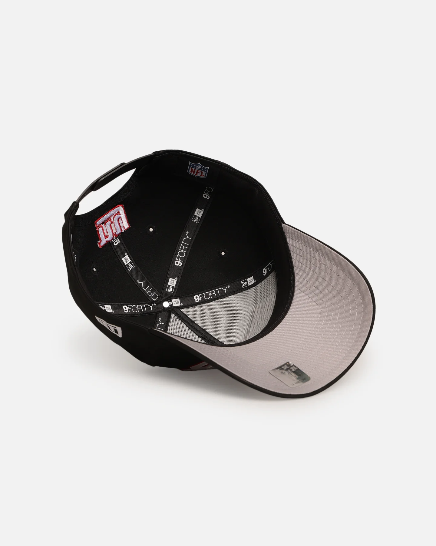 New Era New York Giants 'Upside Down Logo' 9FORTY A-Frame Snapback Black - Image 6