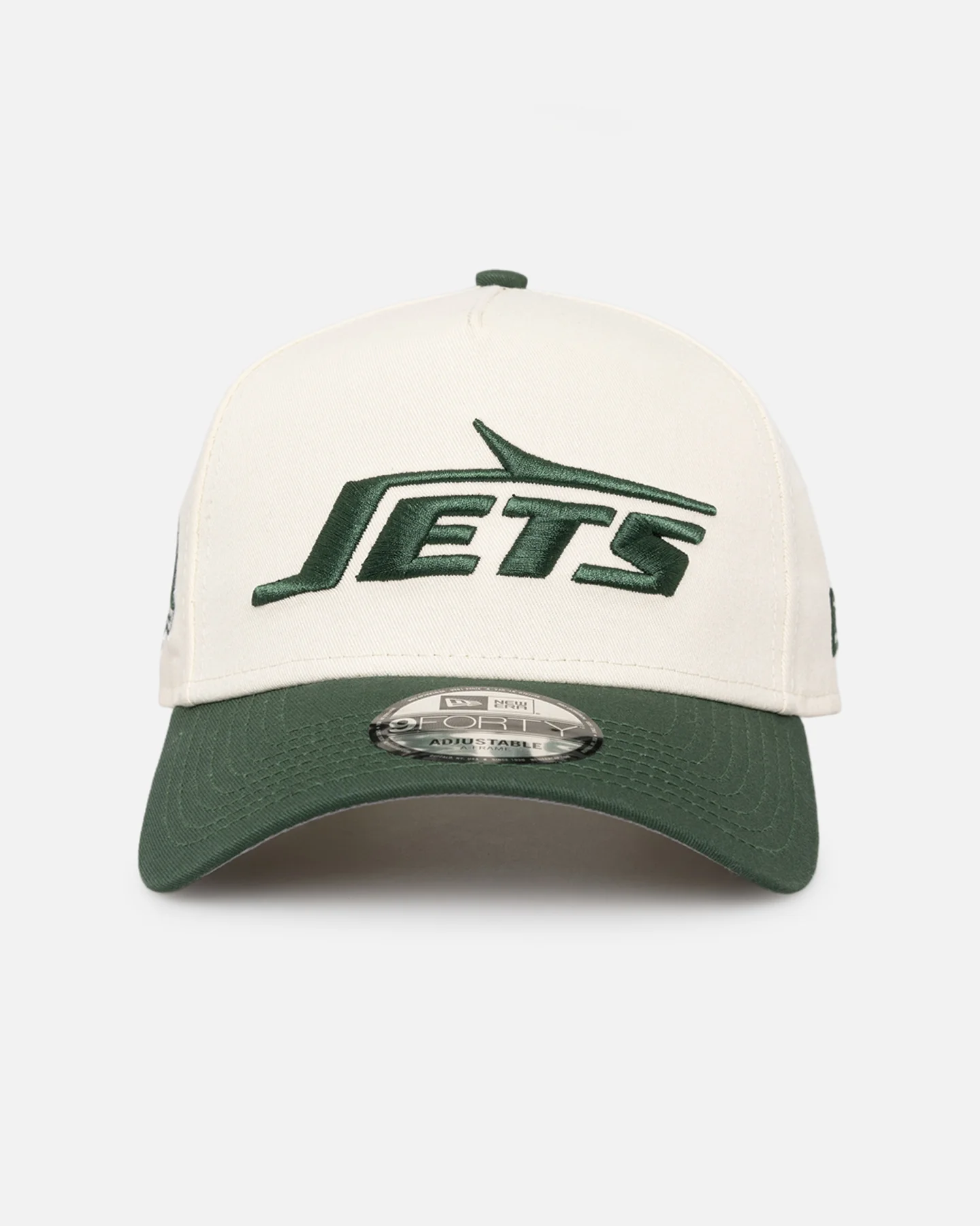 New Era New York Jets 'NFL City Originals' 9FORTY A-Frame Snapback Chrome White/OTC - Image 2