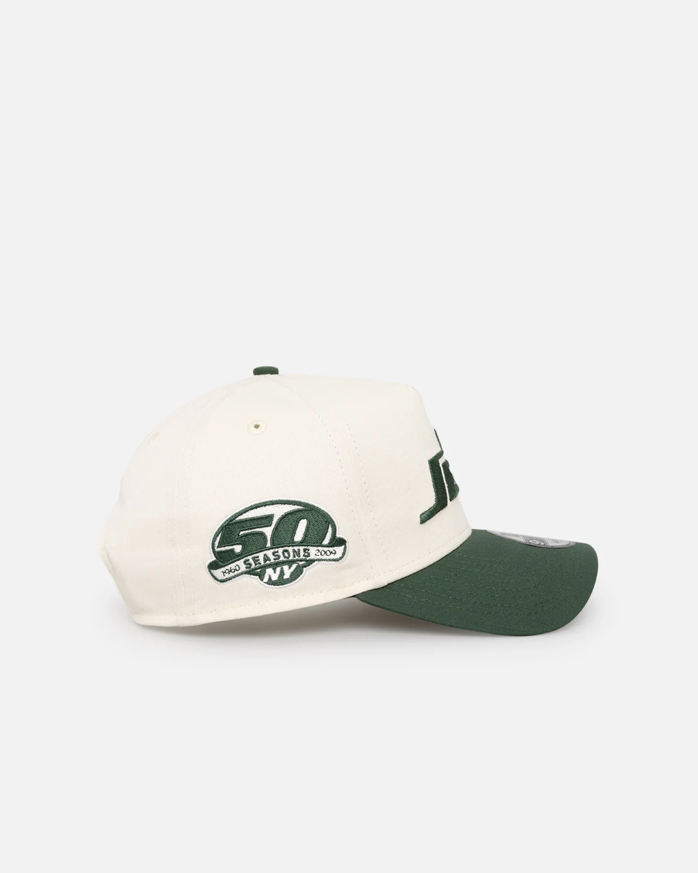 New Era New York Jets 'NFL City Originals' 9FORTY A-Frame Snapback Chrome White/OTC - Image 4