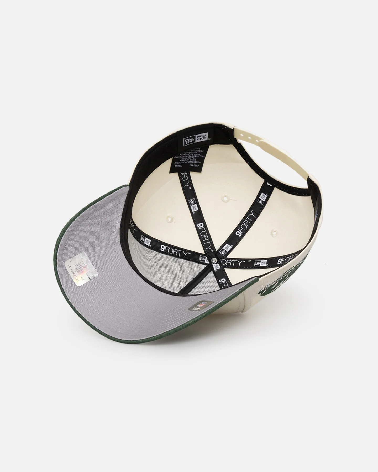 New Era New York Jets 'NFL City Originals' 9FORTY A-Frame Snapback Chrome White/OTC - Image 7