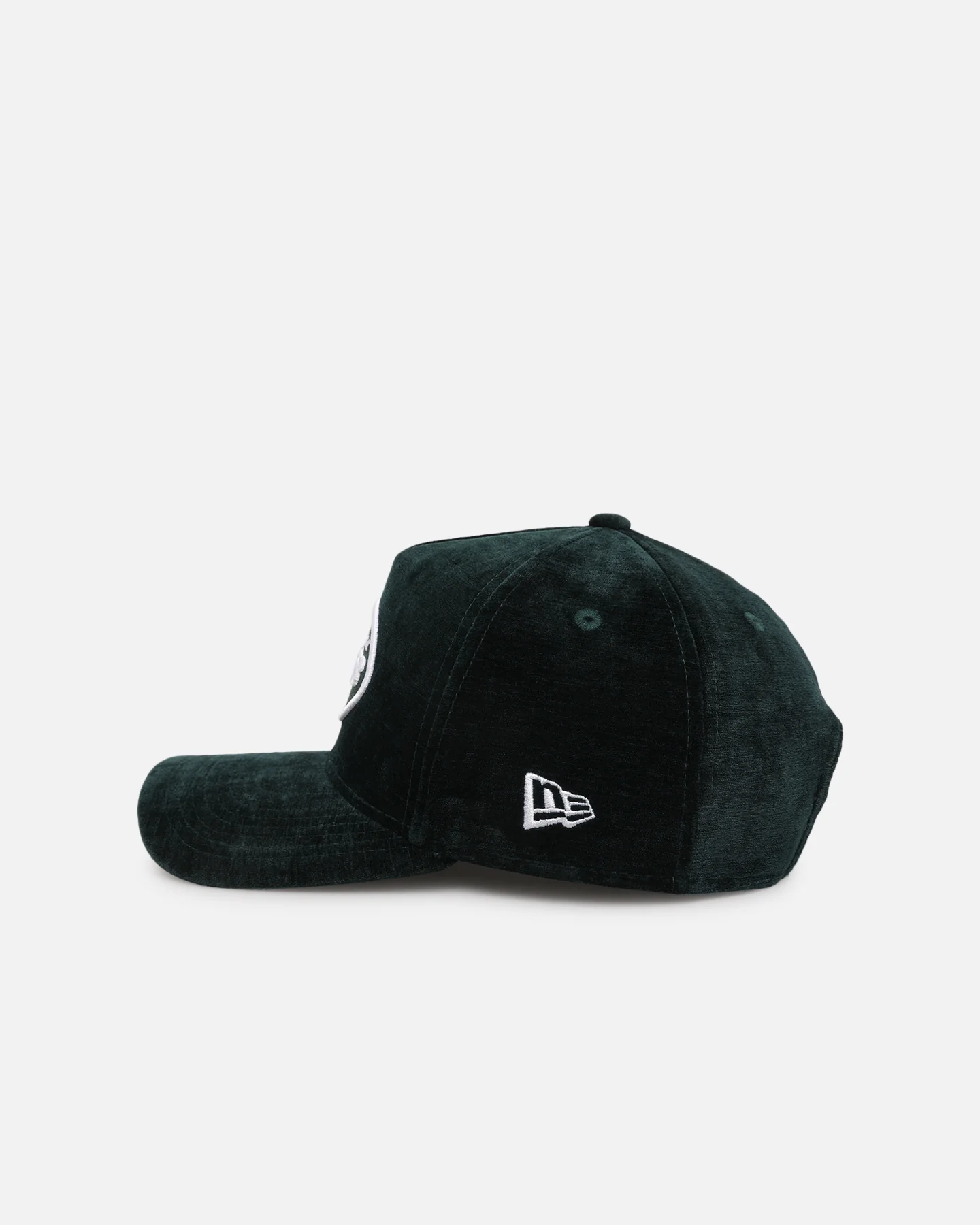 New Era New York Jets 'Plush Chenille' 9FORTY A-Frame Snapback Dark Green - Image 4