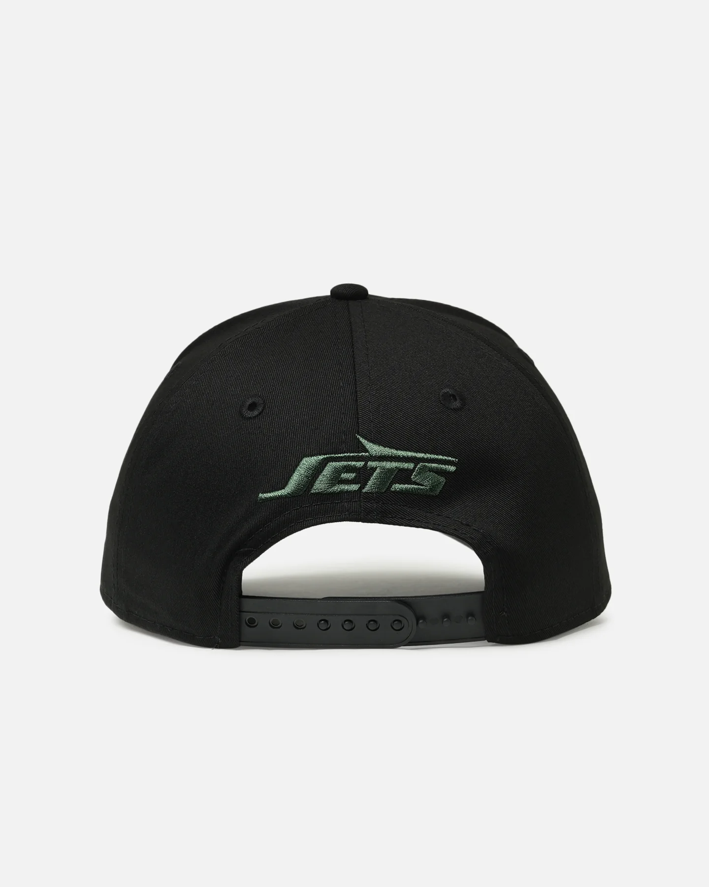 New Era New York Jets 'Upside Down Logo' 9FORTY A-Frame Snapback Black - Image 2