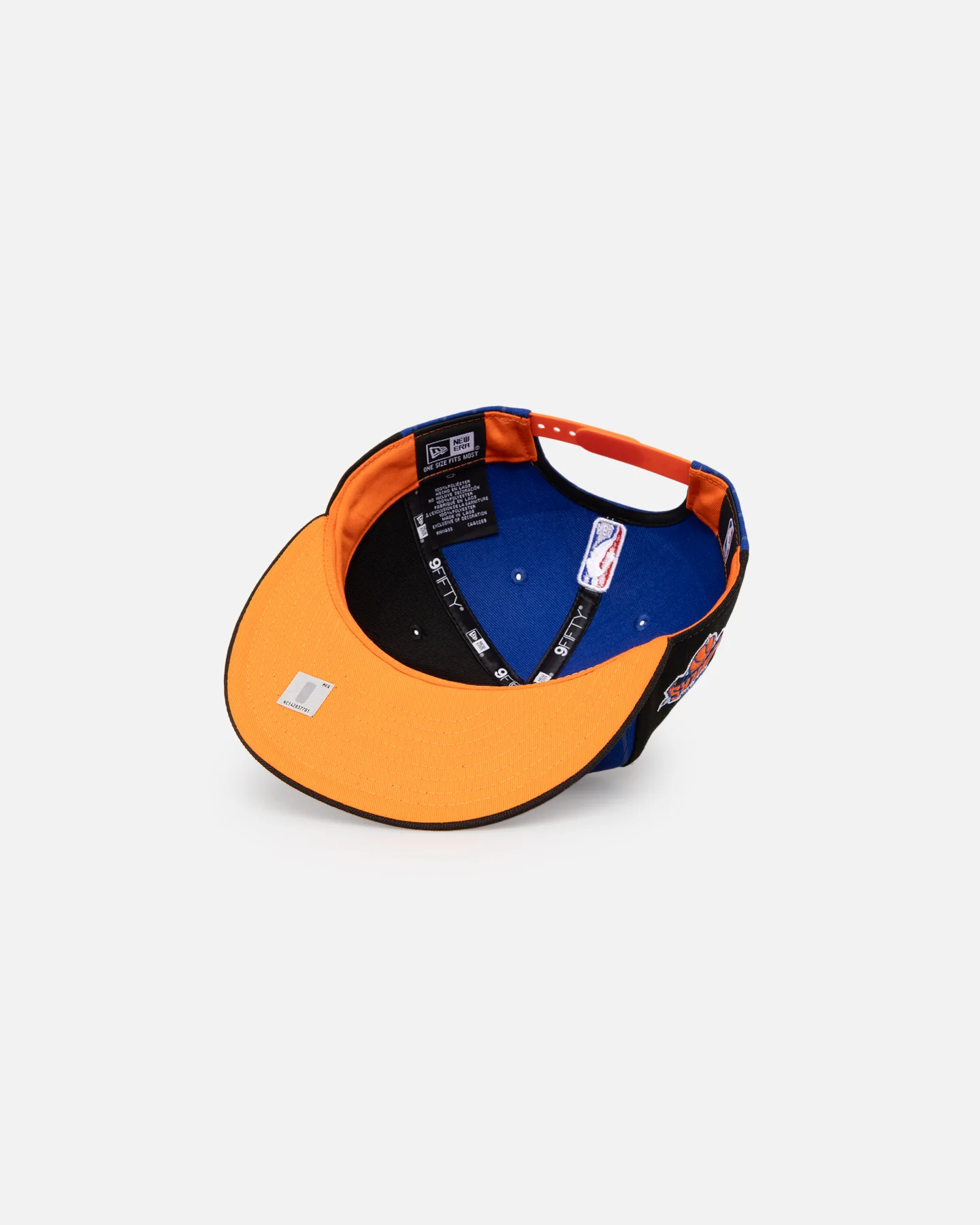 New Era New York Knicks NBA City Edition 9FIFTY Snapback Medium Blue - Image 6