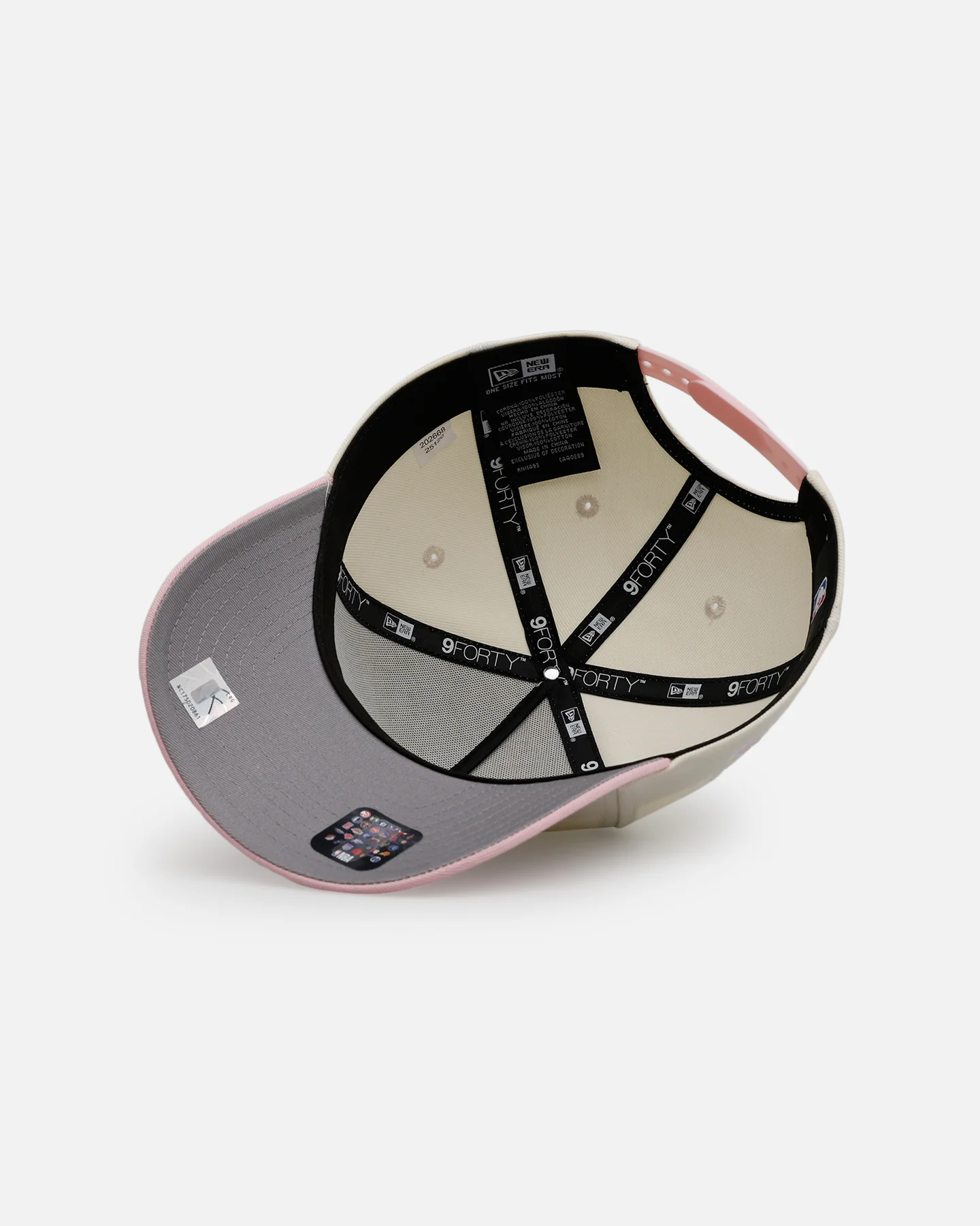 New Era New York Knicks 'Pink Lemonade' 9FORTY A-Frame Snapback Pink/Yellow - Image 6