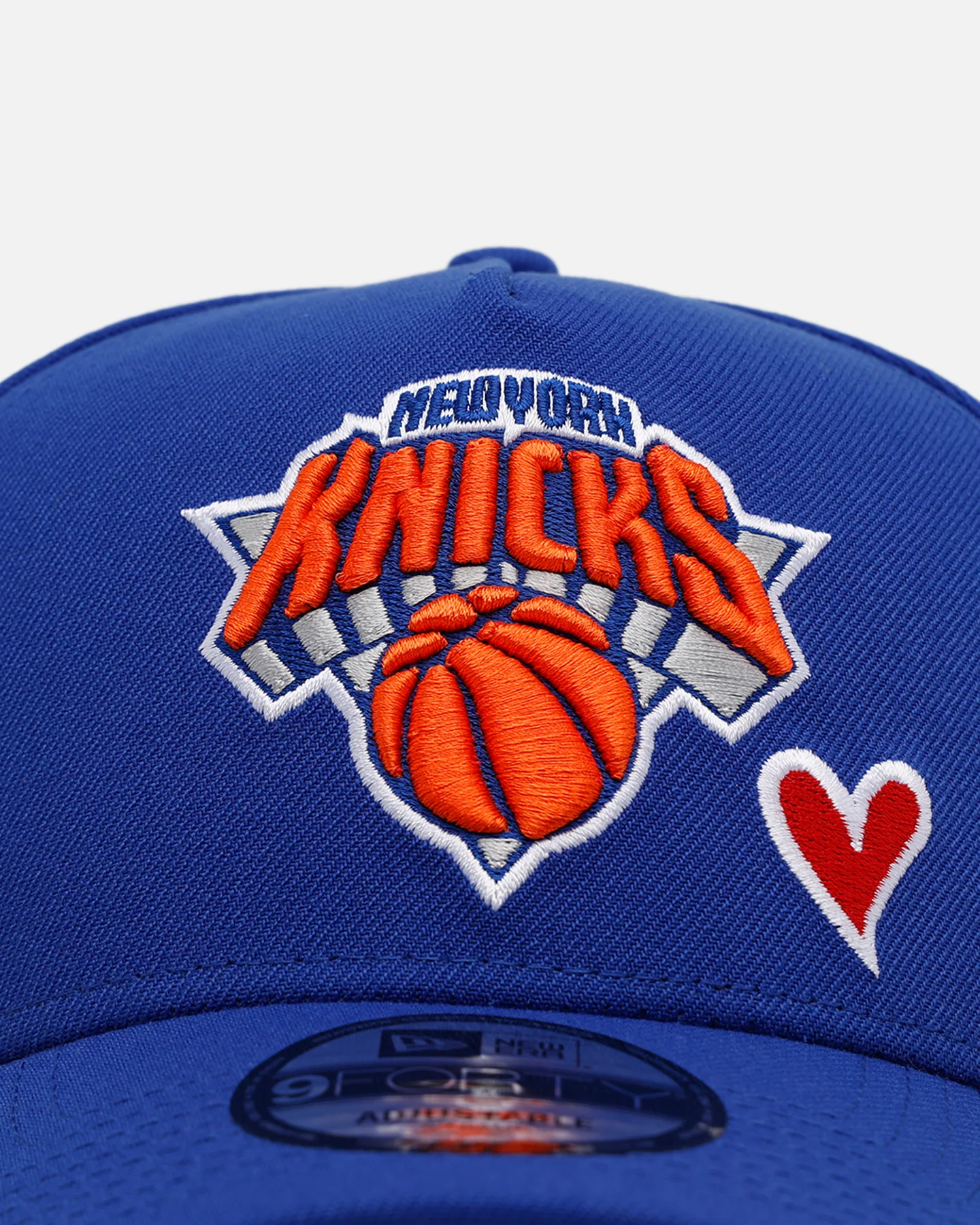 New Era New York Knicks 'Team Color Hearts' 9FORTY A-Frame Snapback Official Team Color - Image 5