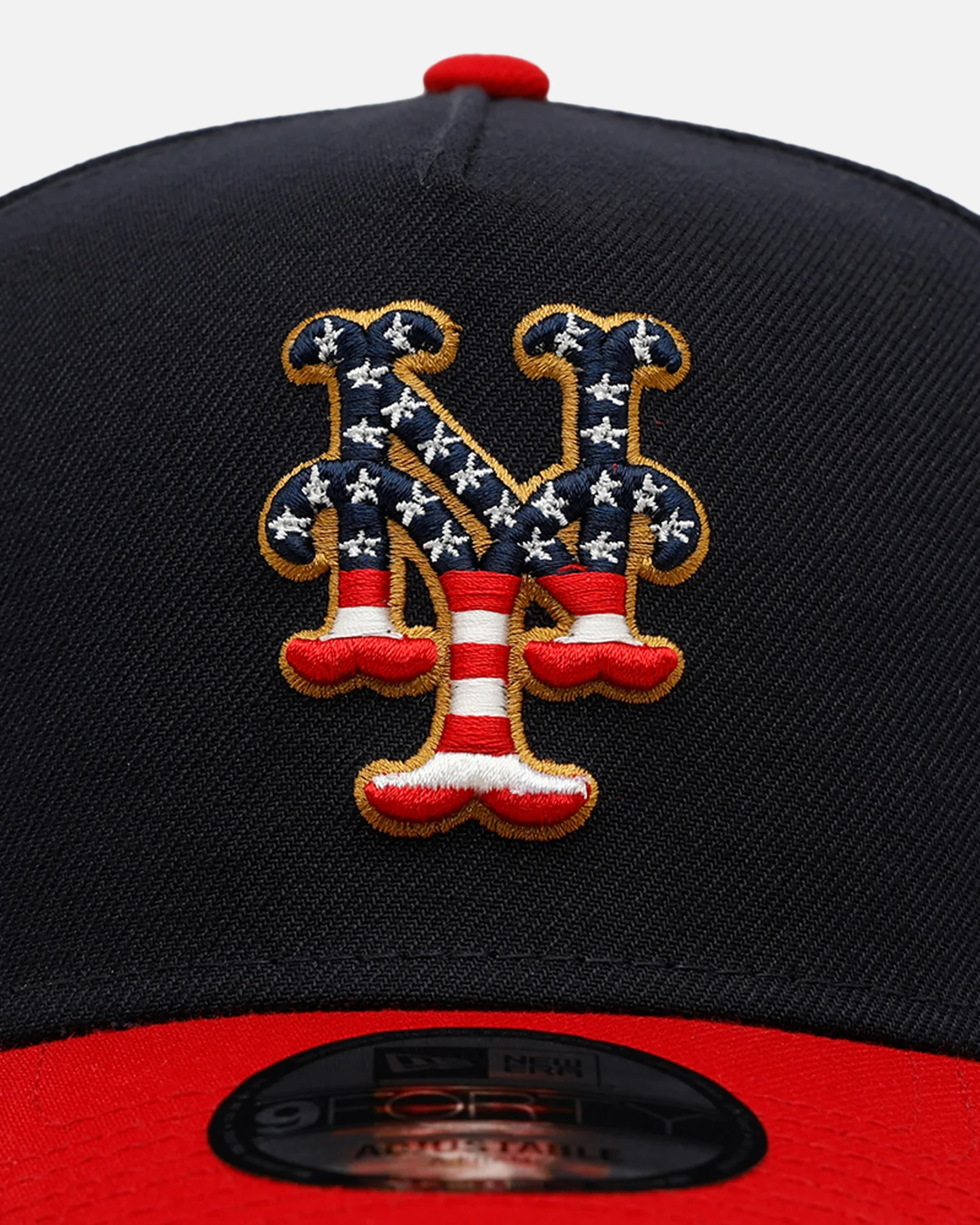 New Era New York Mets 'Forth Of July' 9FORTY A-Frame Snapback Navy/Red - Image 5