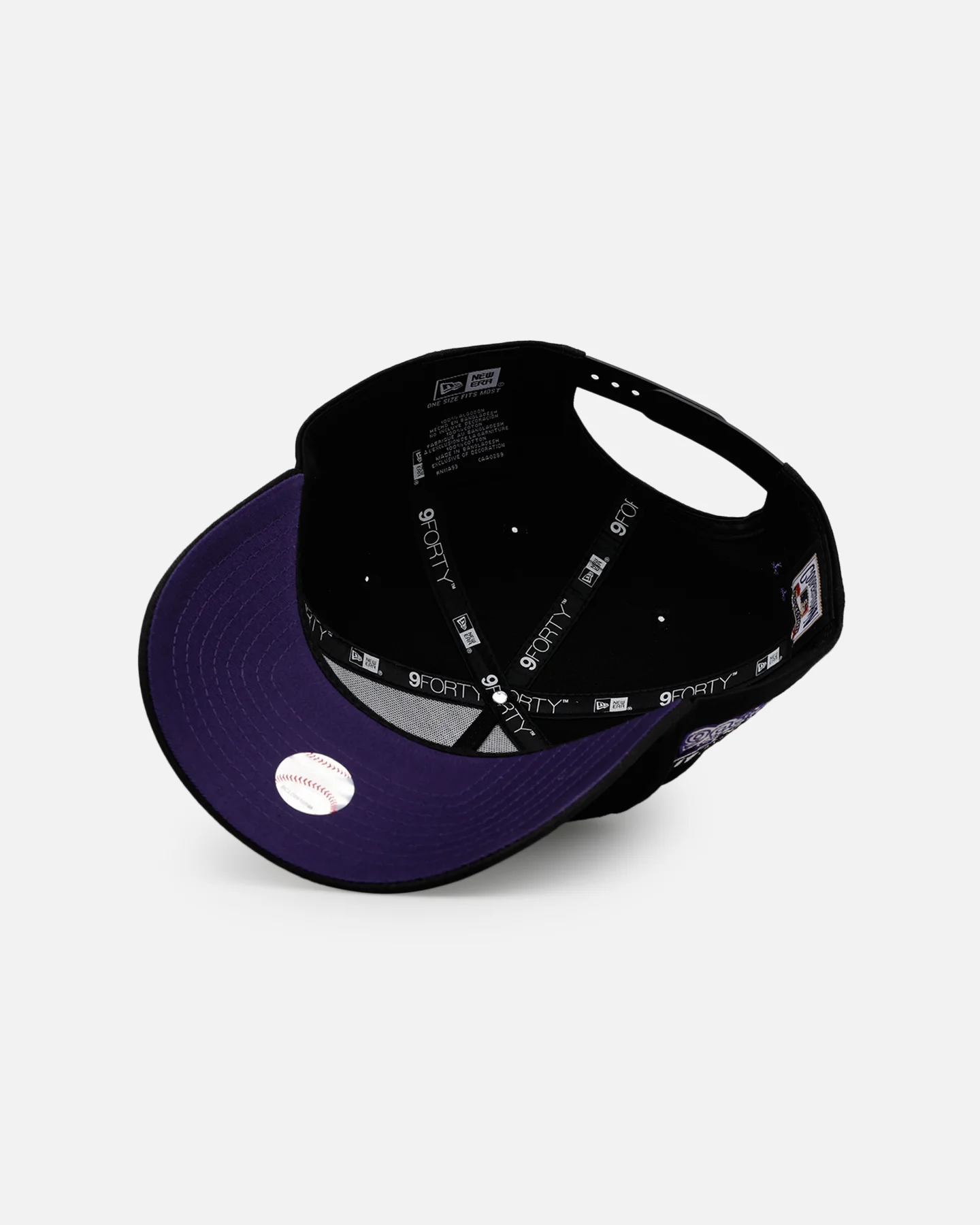 New Era New York Mets 'Drip 3.0' 9FORTY A-Frame Snapback Black/Glow - Image 7