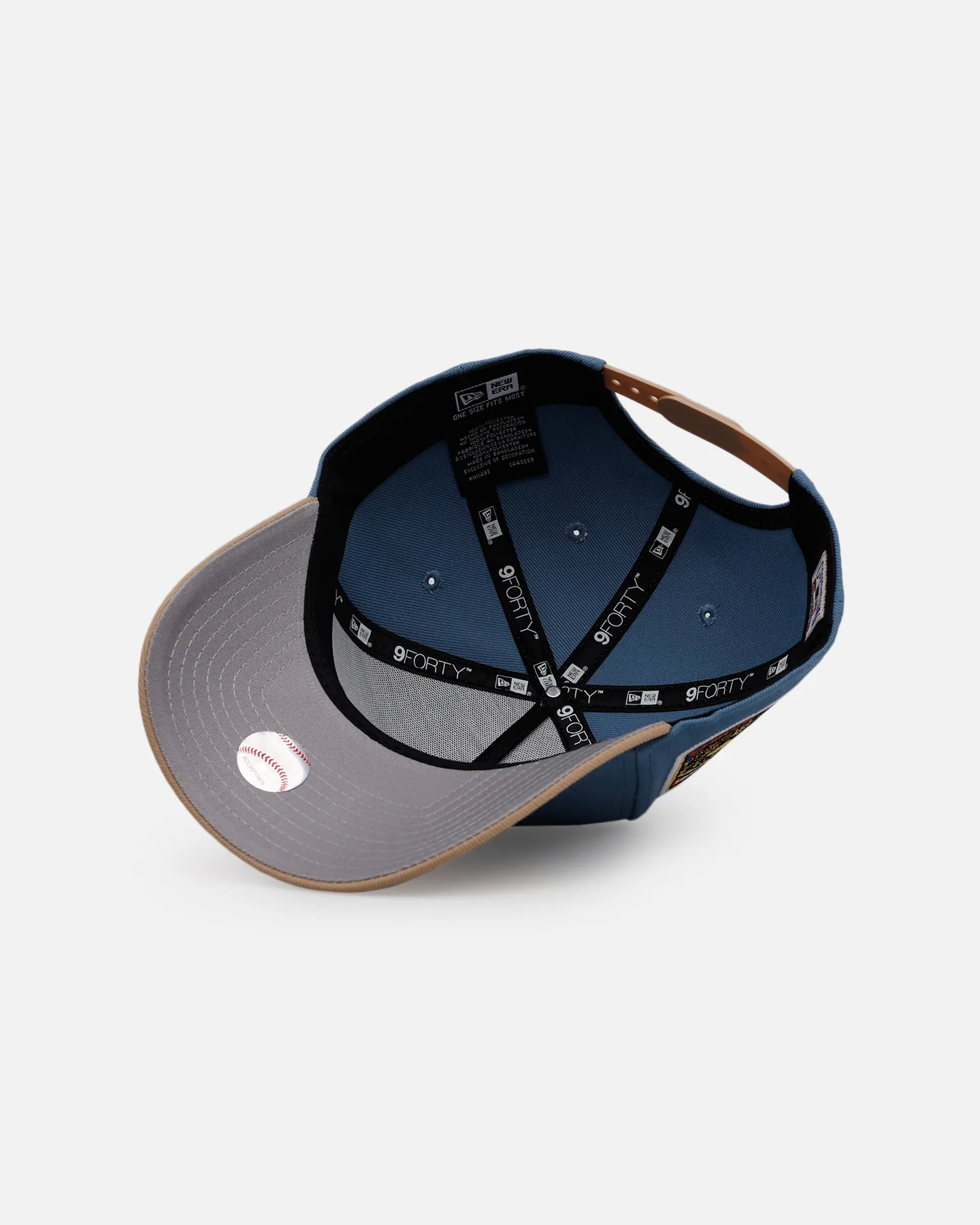 New Era New York Mets 'Easy Breezy' 9FORTY A-Frame Snapback Blue/Tan - Image 6