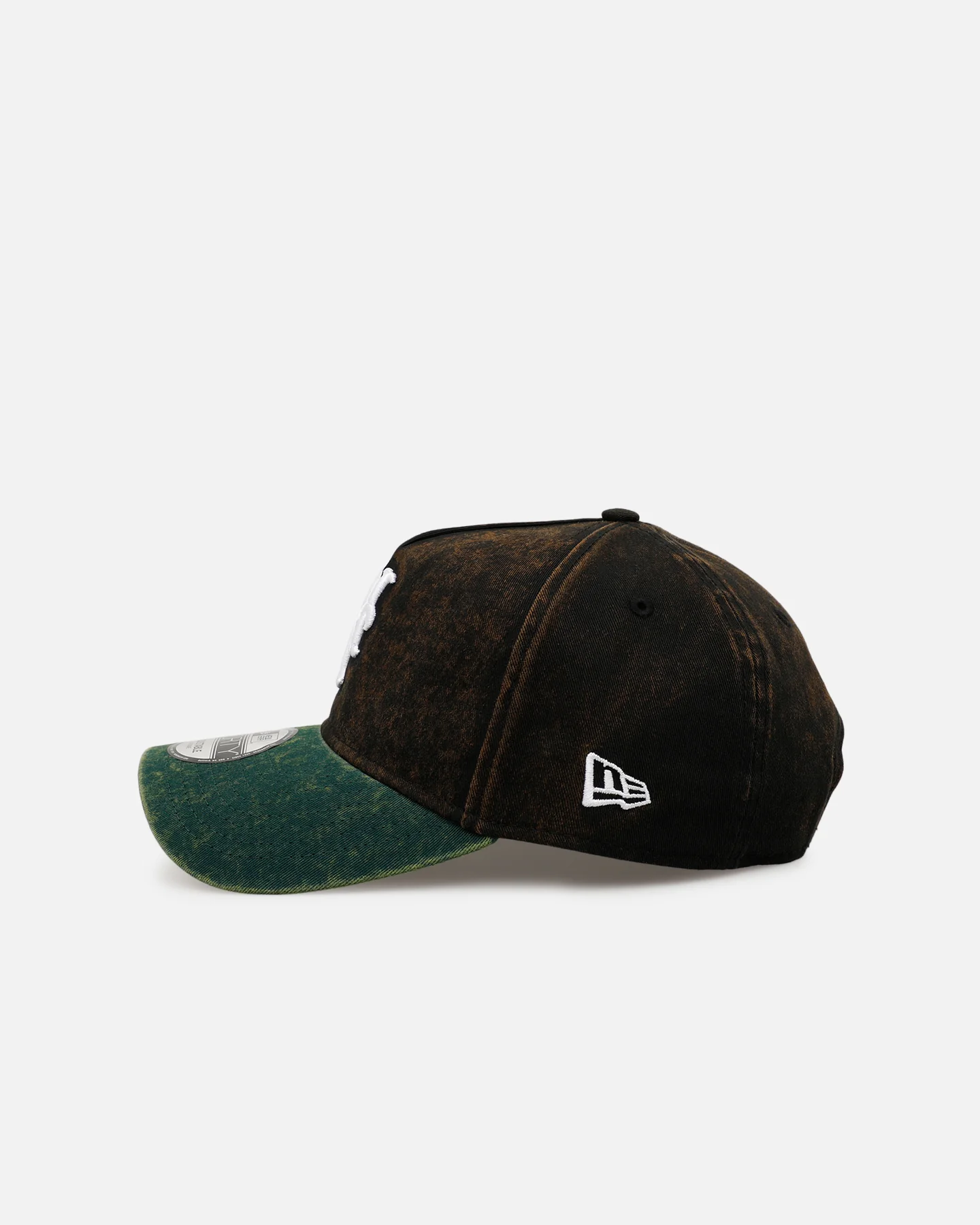 New Era New York Mets 'Washed Green 2.0' 9FORTY A-Frame Snapback Black/Green - Image 4