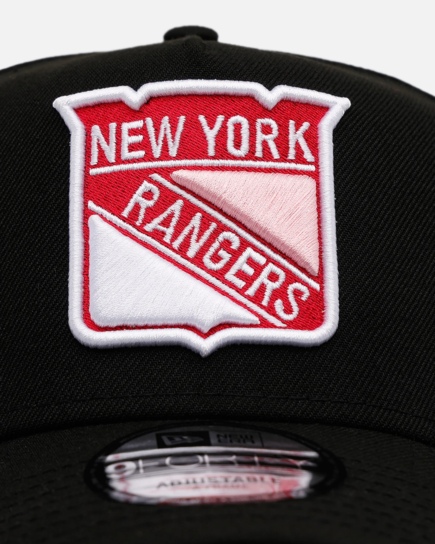 New Era New York Rangers 'Black And Pink' 9FORTY A-Frame Snapback Black/Pink - Image 5