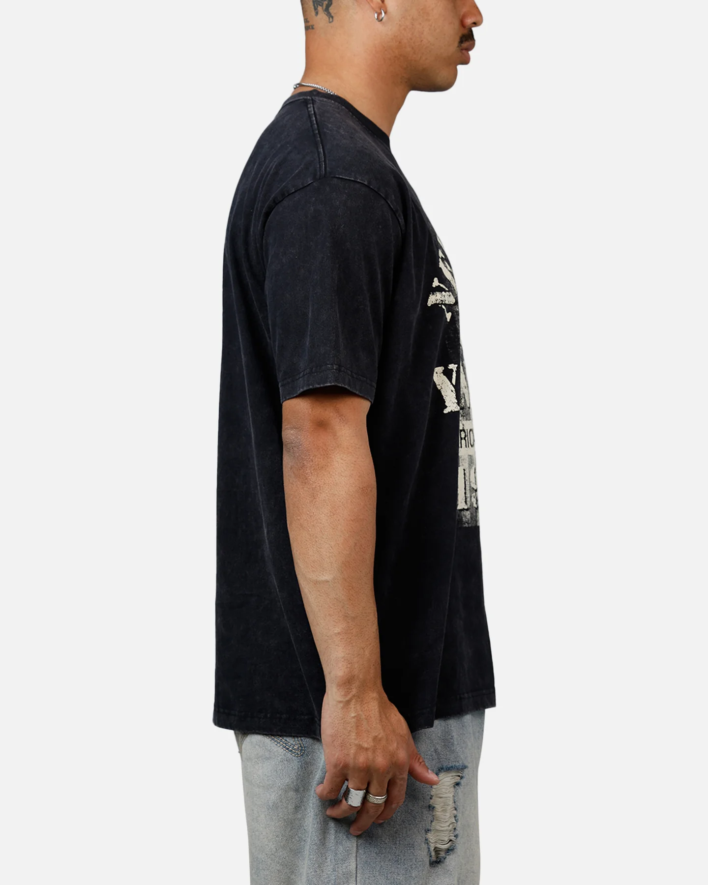 New Era New York Yankees Armed Forces T-Shirt Washed Black - Image 4