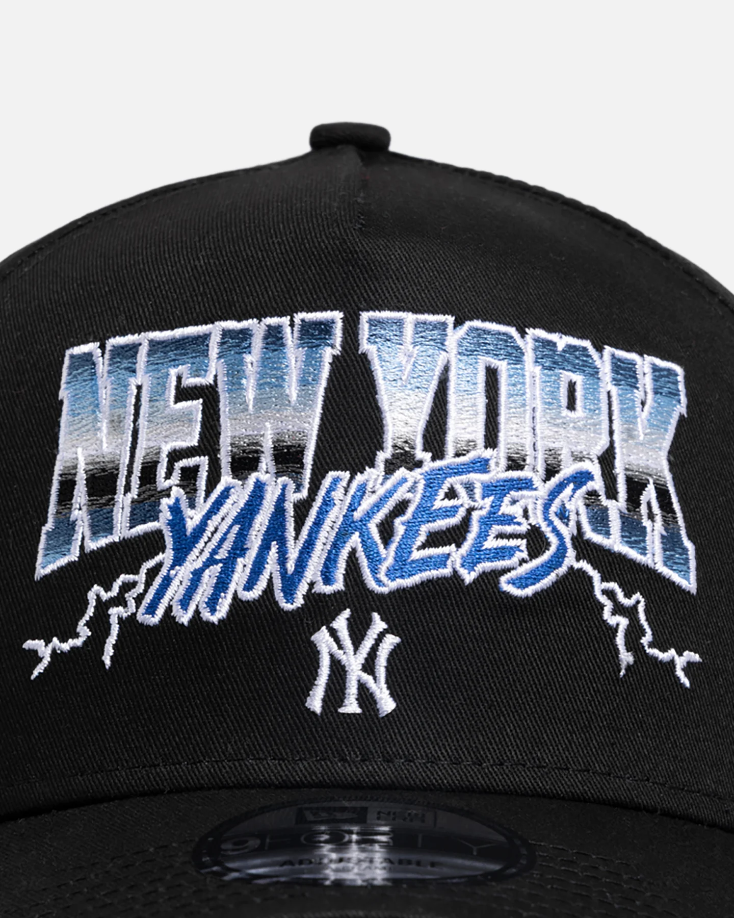 New Era New York Yankees 'Band Arch' 9FORTY A-Frame Snapback Black/Official Team Color - Image 5