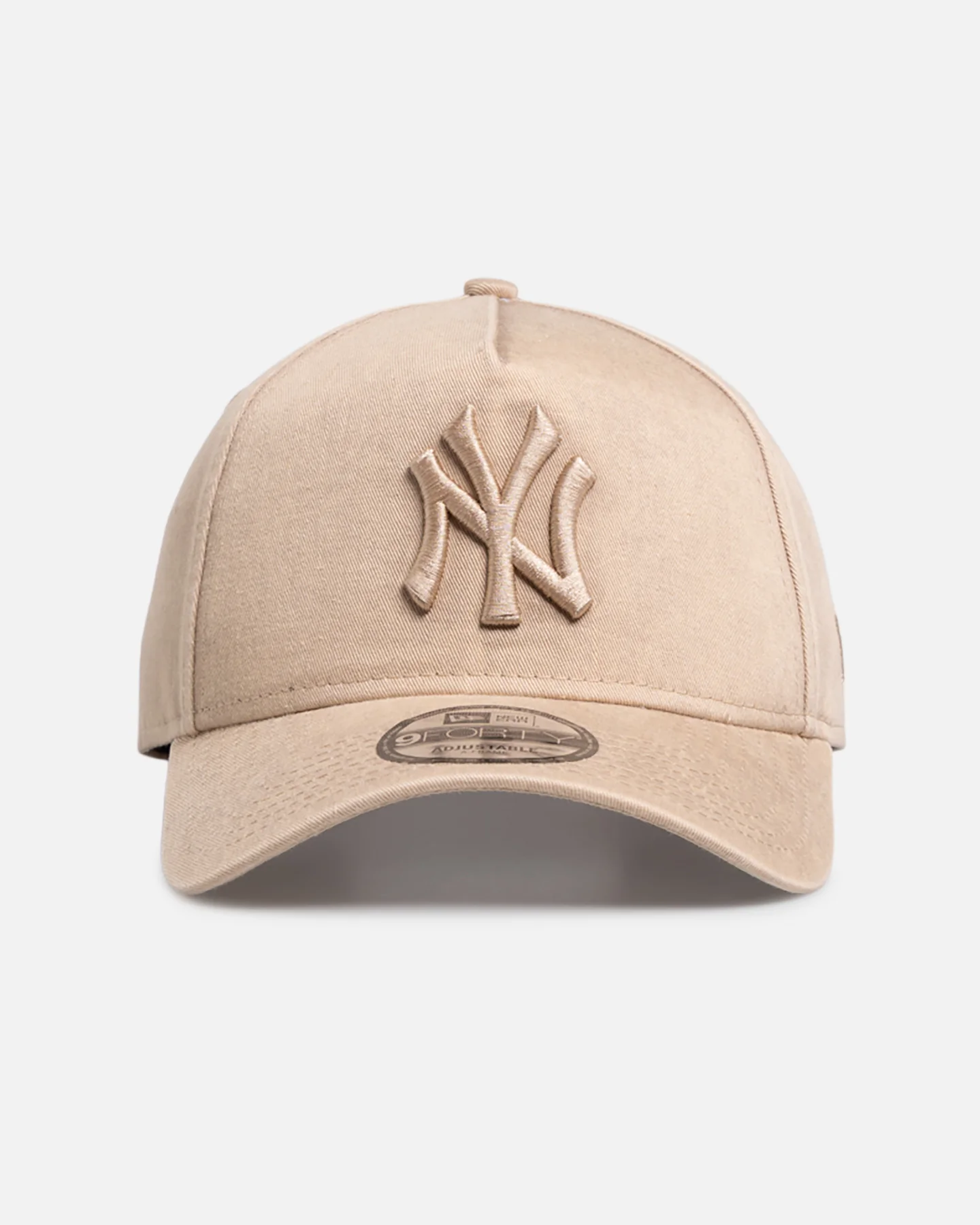 New Era New York Yankees 'Dirty Wash' 9FORTY A-Frame Snapback Camel