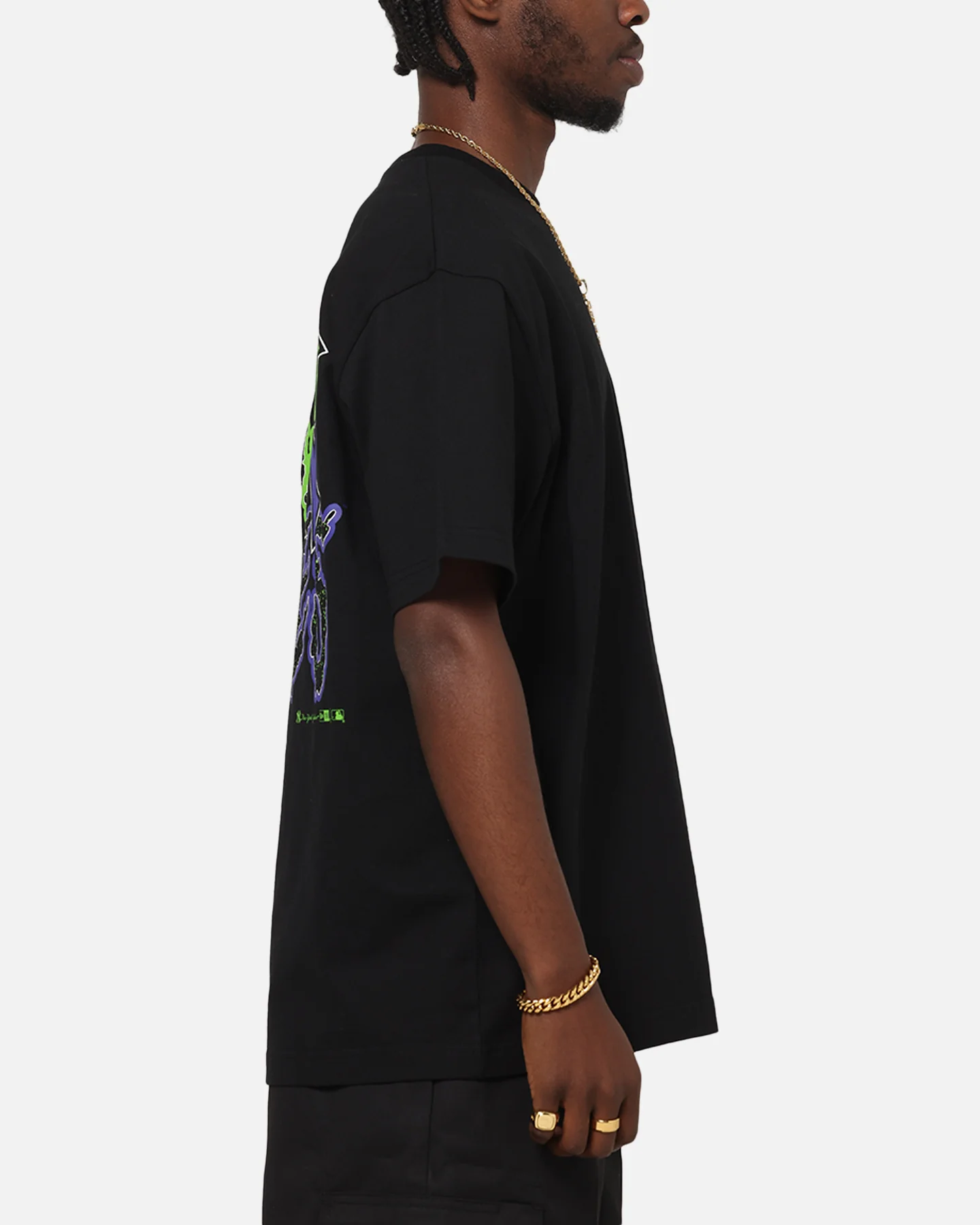 New Era New York Yankees Drip T-Shirt Black - Image 5