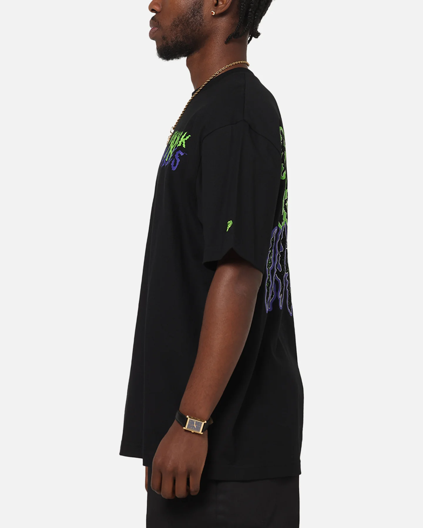New Era New York Yankees Drip T-Shirt Black - Image 6