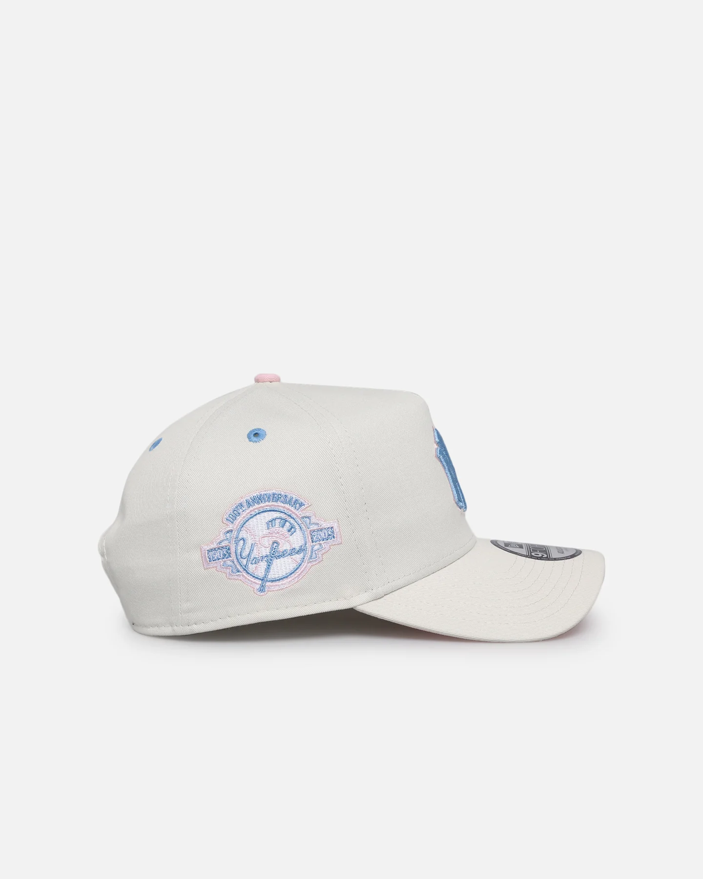 New Era New York Yankees 'Pastel' 9FORTY A-Frame Snapback Chrome White - Image 3