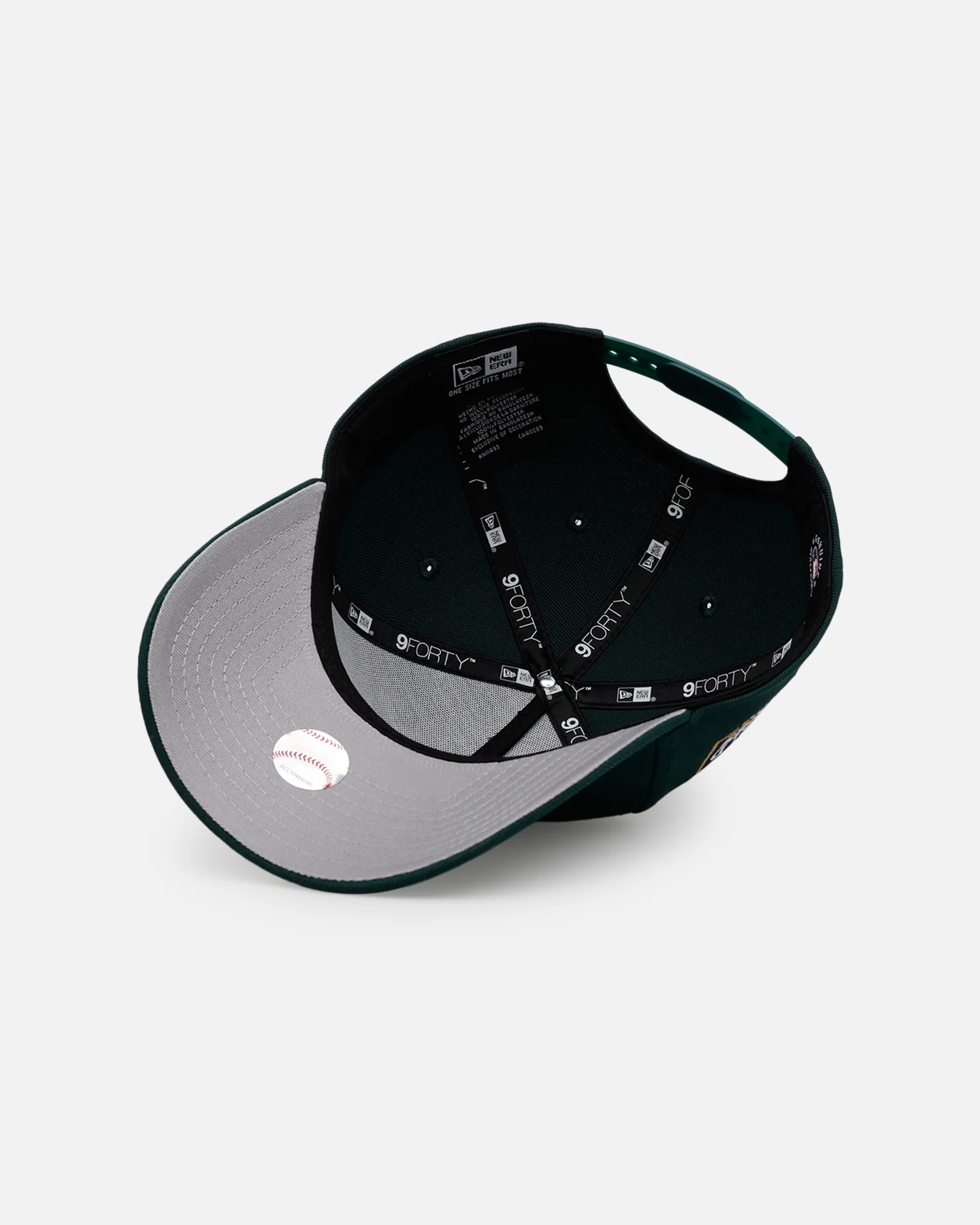 New Era New York Yankees 'Evergreen' 9FORTY A-Frame Snapback Dark Green - Image 6