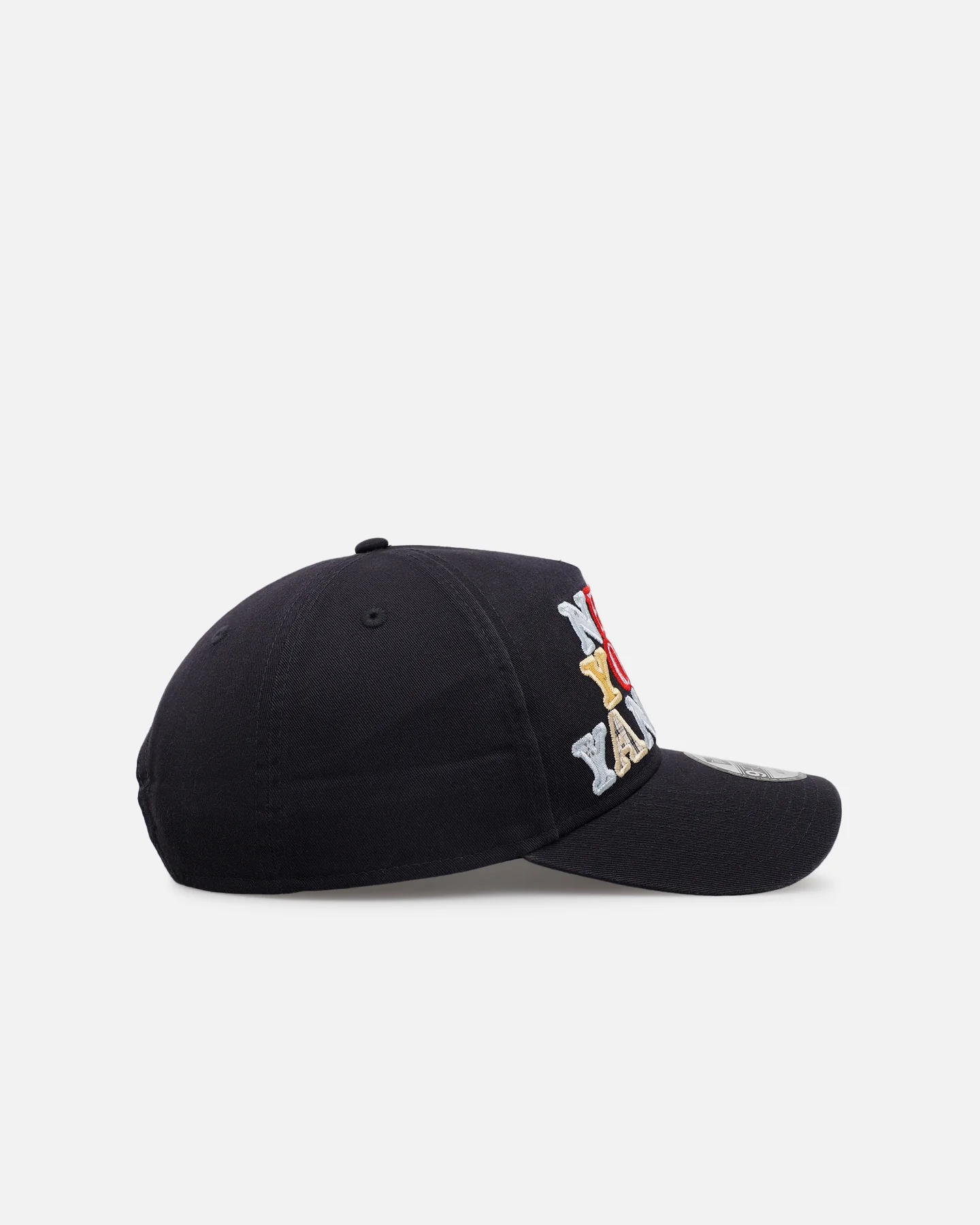 New Era New York Yankees 'Fabric Shop' 9FORTY A-Frame Snapback Navy - Image 3