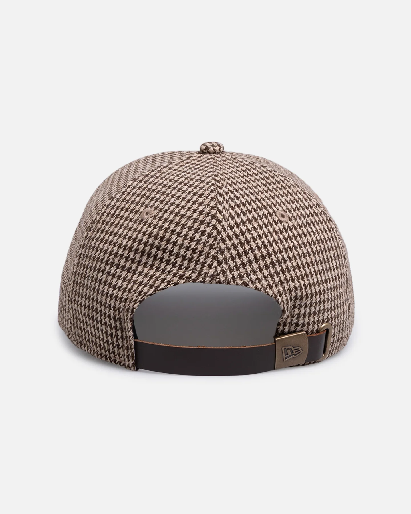 New Era New York Yankees 'Houndstooth' 9FORTY A-Frame Strapback Brown - Image 2