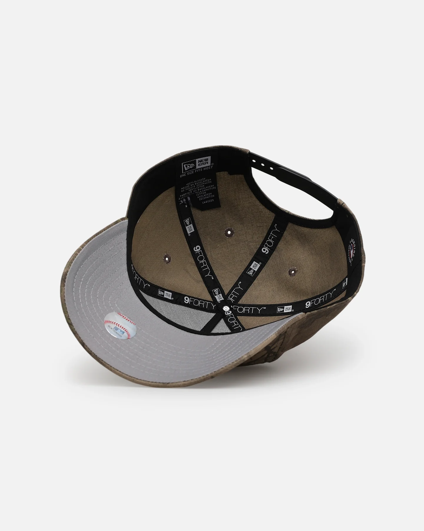 New Era New York Yankees 'Leaf Camo' 9FORTY A-Frame Snapback Leaf - Image 6