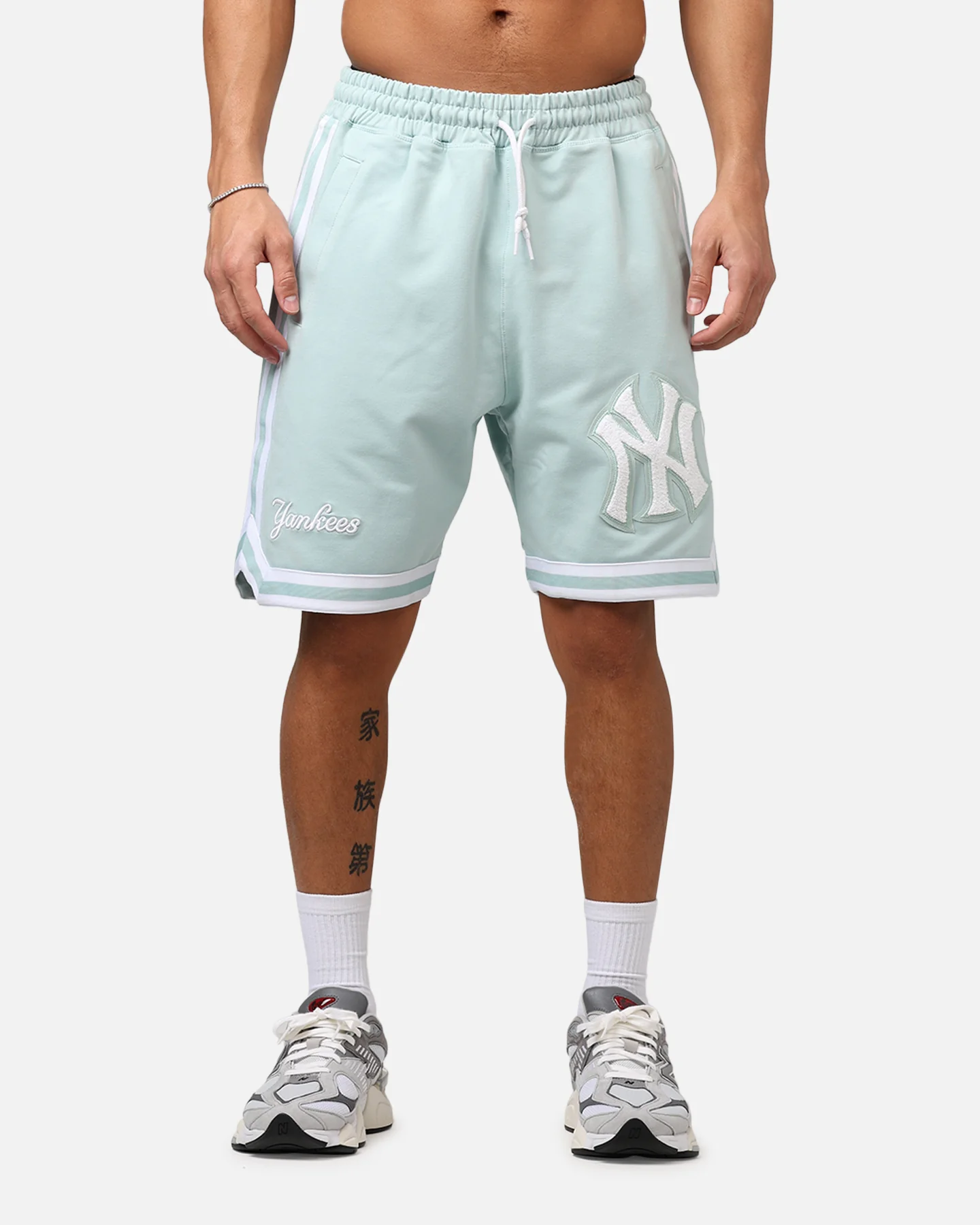 New Era New York Yankees 'Logo Select Mint' Shorts Mint/White - Image 6