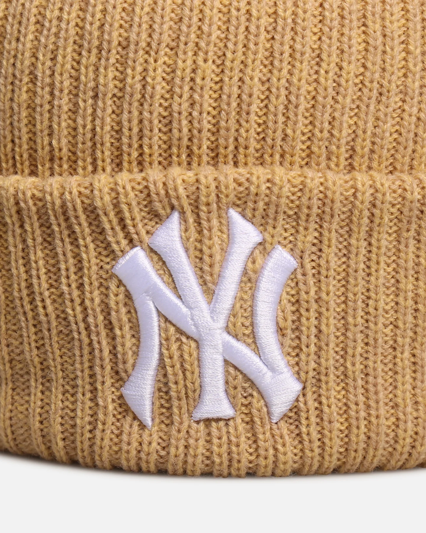 New Era New York Yankees 'Melange' Knitted Beanie Tumbleweed - Image 5