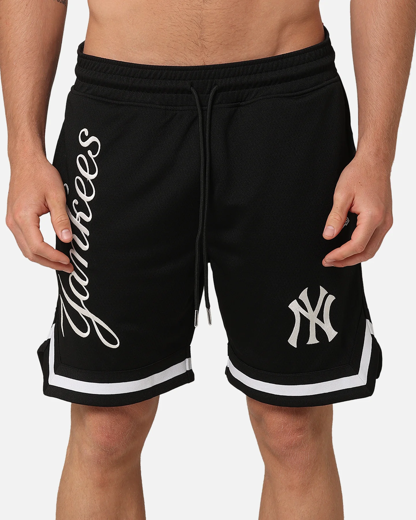 New Era New York Yankees Mesh Glow Shorts Black - Image 8