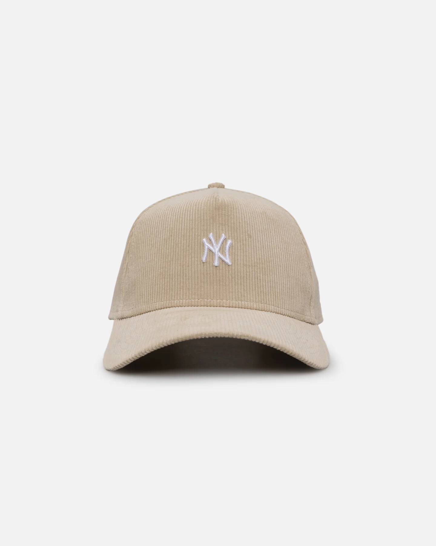 New Era New York Yankees 'Micro Cord Cream' 9FORTY A-Frame Snapback Cream/White