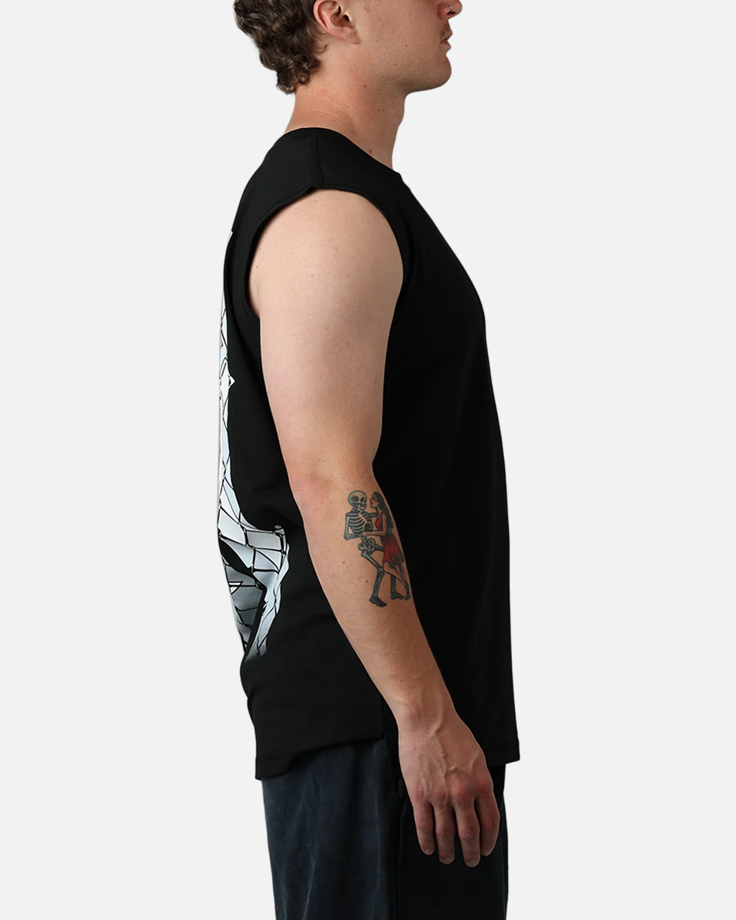 New Era New York Yankees Muscle T-Shirt Black - Image 4