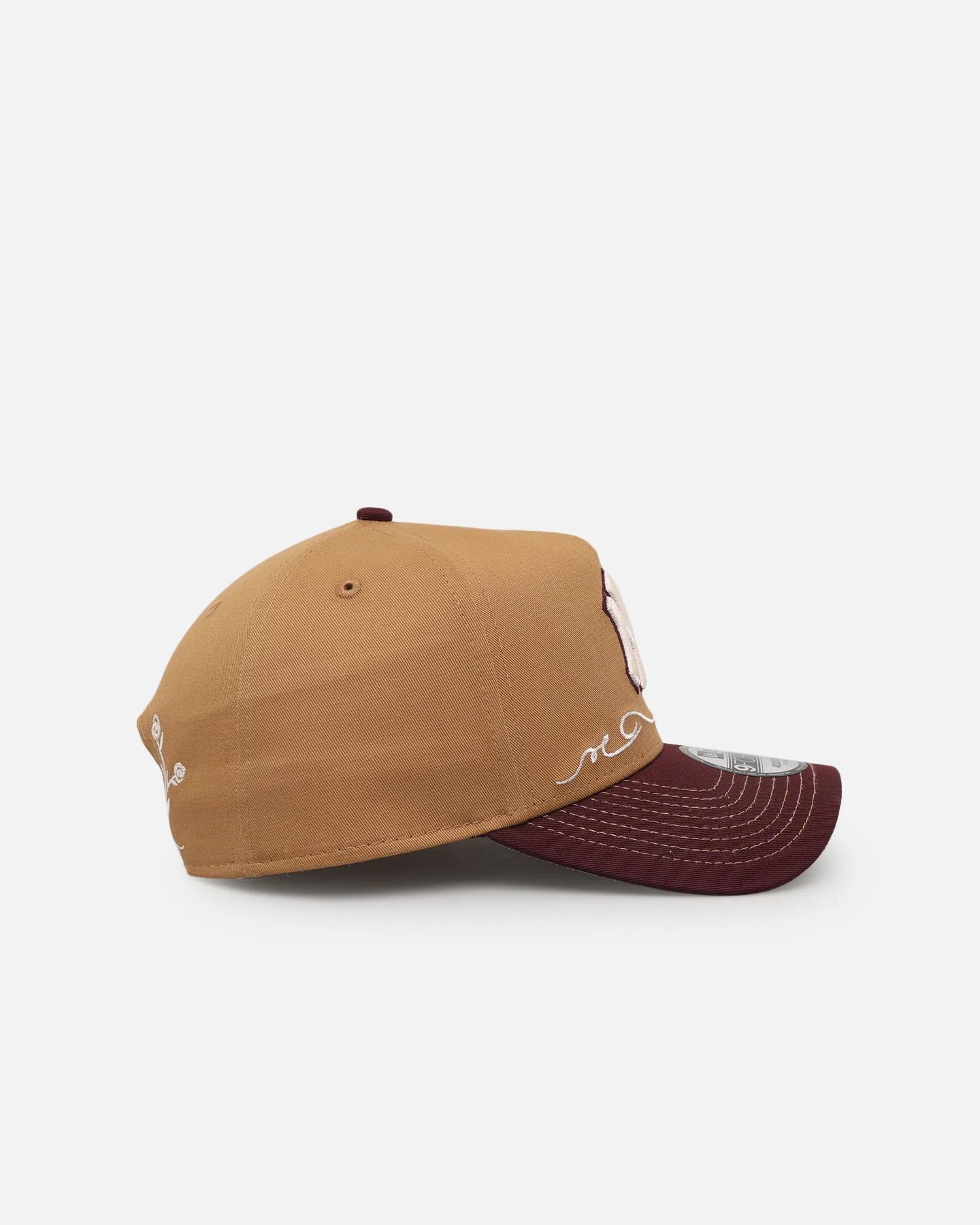 New Era New York Yankees 'Outlaws Wheat' 9FORTY A-Frame Snapback Wheat/Maroon - Image 3