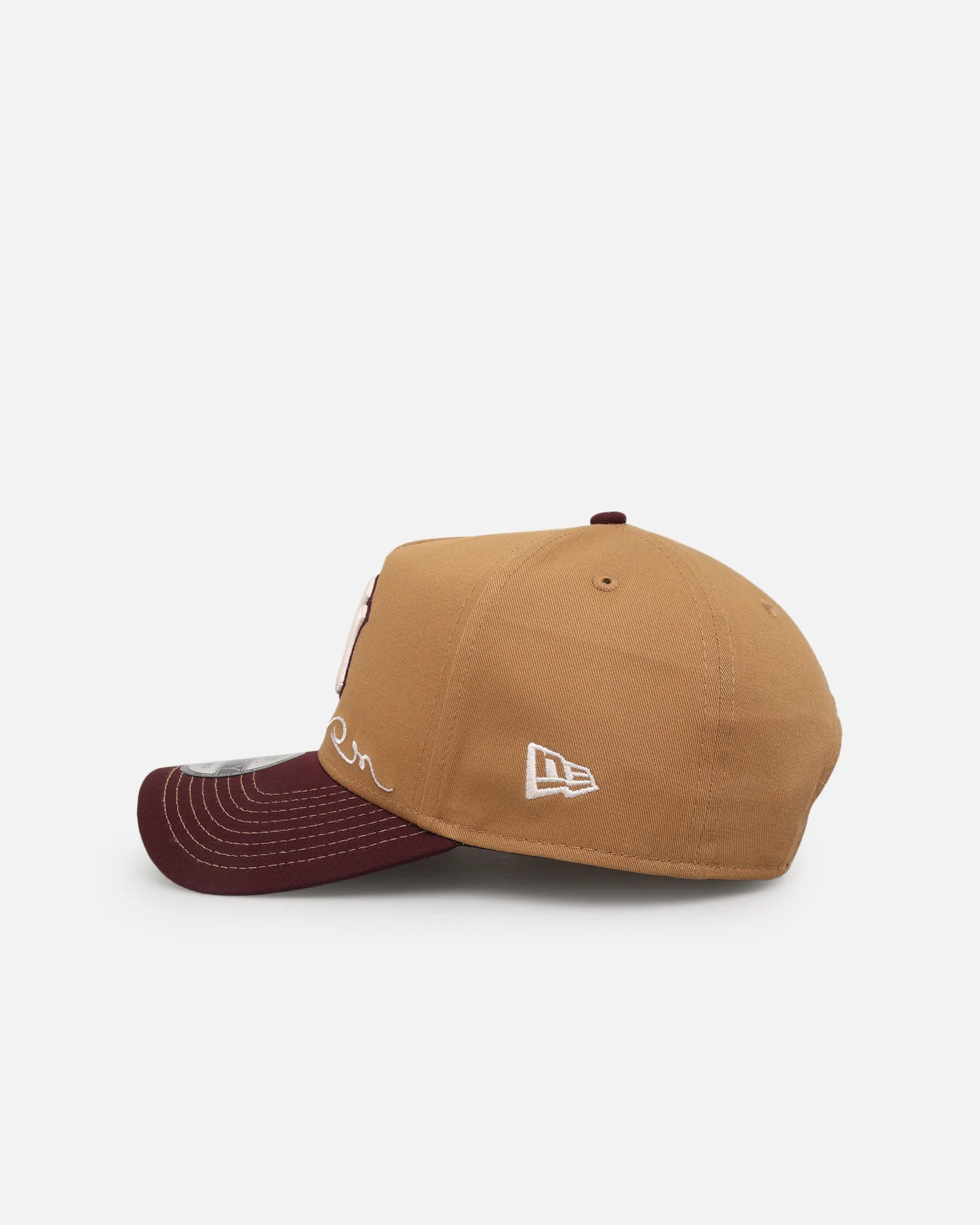 New Era New York Yankees 'Outlaws Wheat' 9FORTY A-Frame Snapback Wheat/Maroon - Image 4