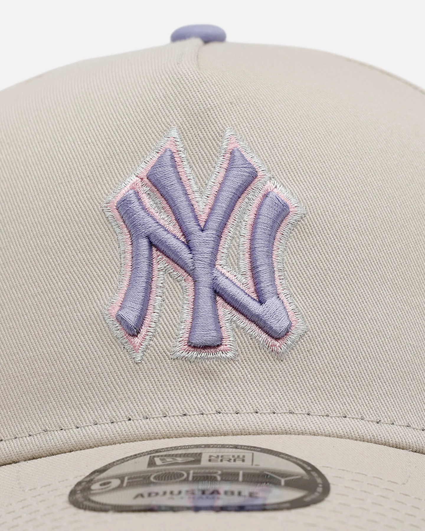 New Era New York Yankees 'Pastel 2.0' 9FORTY A-Frame Snapback Stone - Image 5