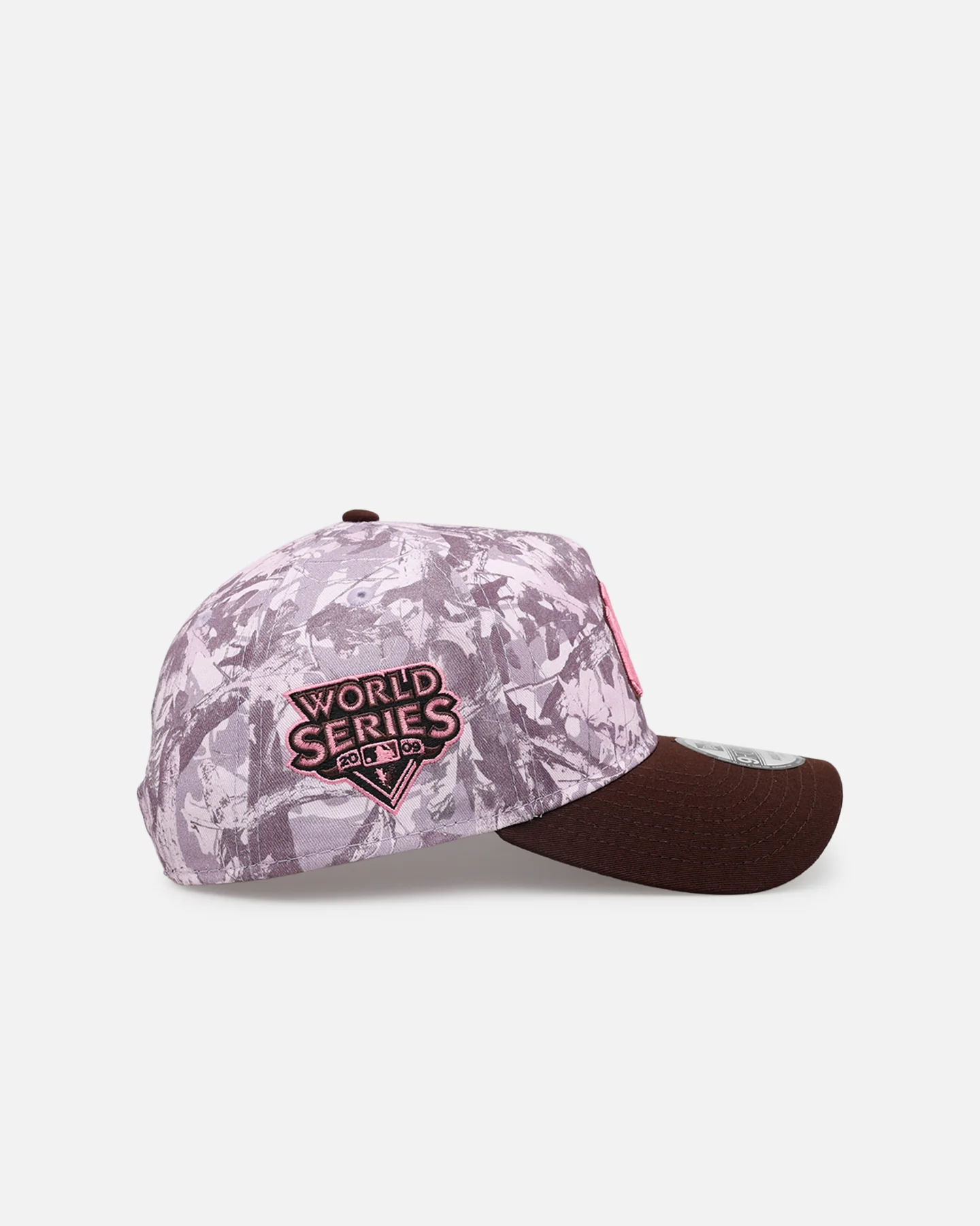 New Era New York Yankees 'Pink Tree Camo' 9FORTY A-Frame Snapback Pink - Image 3
