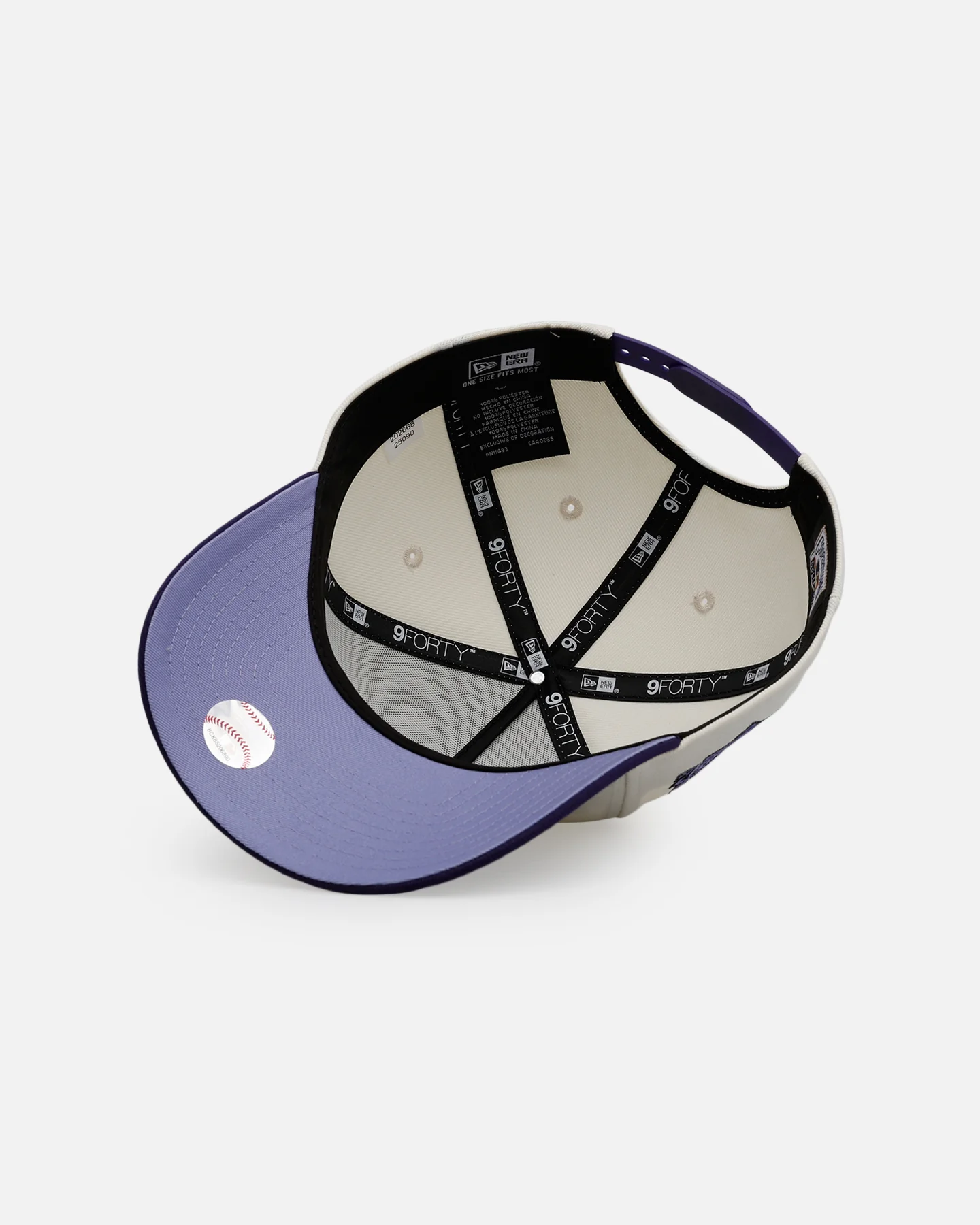 New Era New York Yankees 'Purple Haze 2.0' 9FORTY A-Frame Snapback Chrome/Purple - Image 6