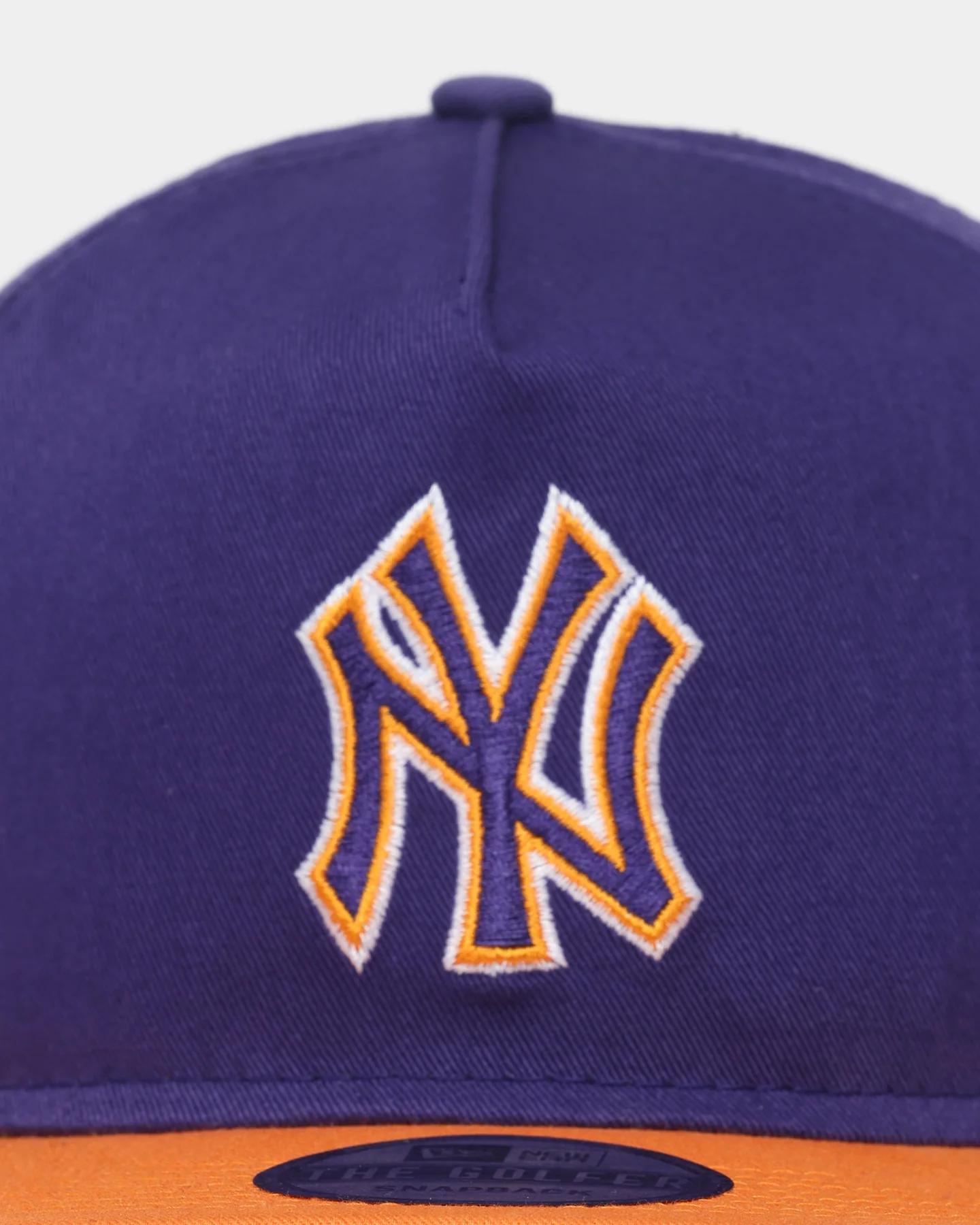 New Era New York Yankees "Purple Valley" Old Golfer Snapback Purple/Orange - Image 6