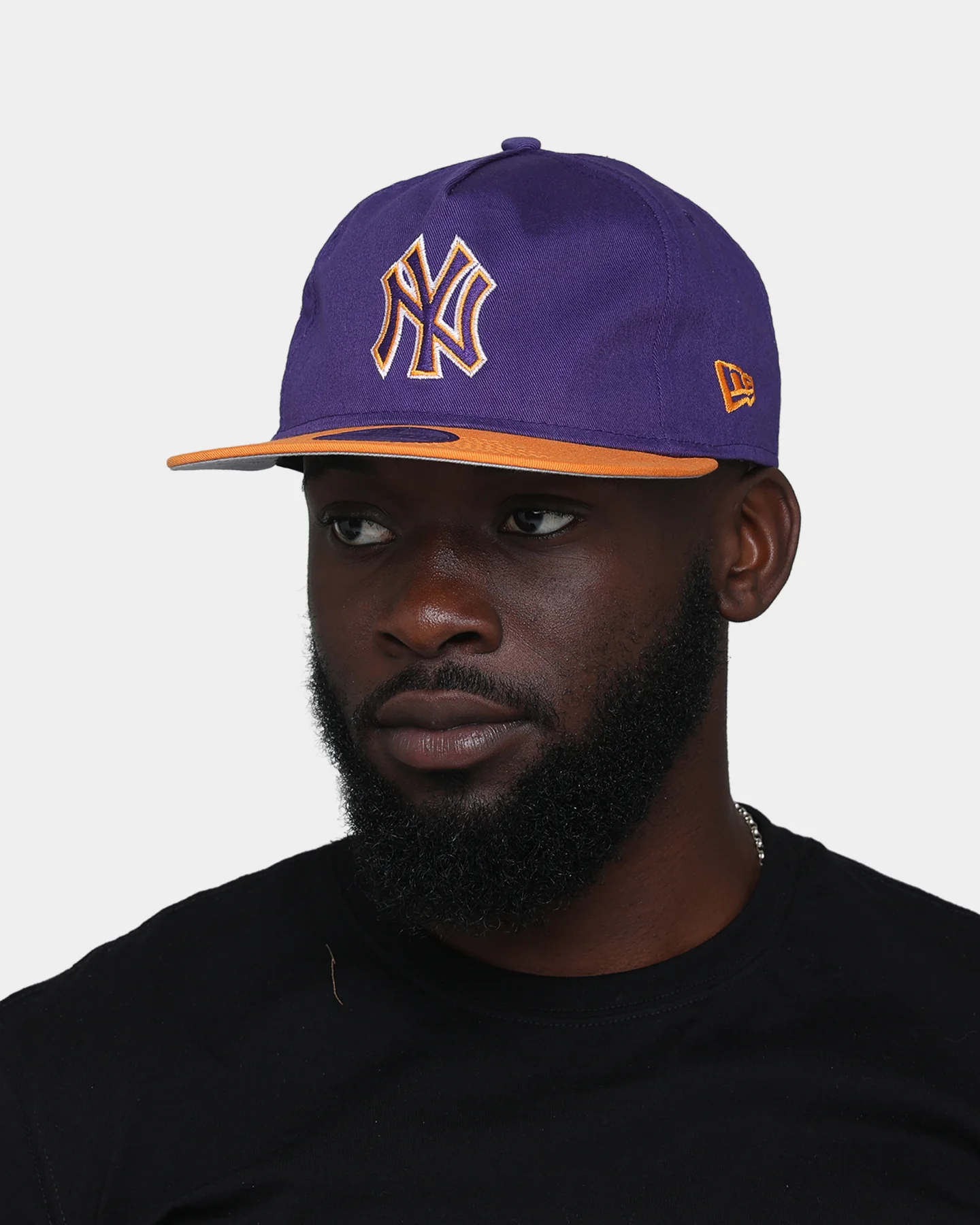 New Era New York Yankees "Purple Valley" Old Golfer Snapback Purple/Orange - Image 8