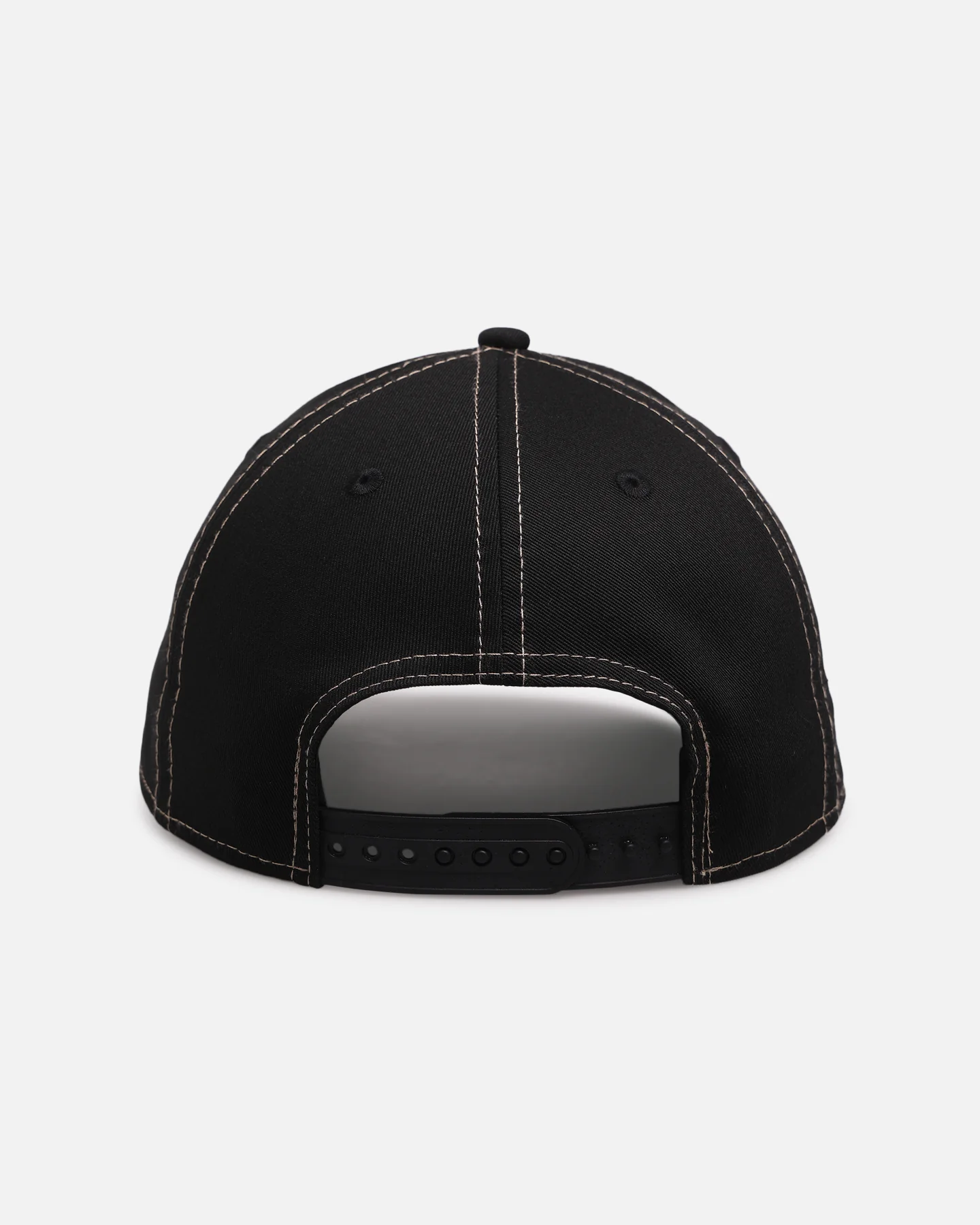 New Era New York Yankees 'Rope Script' 9FORTY A-Frame Snapback Black/White - Image 2