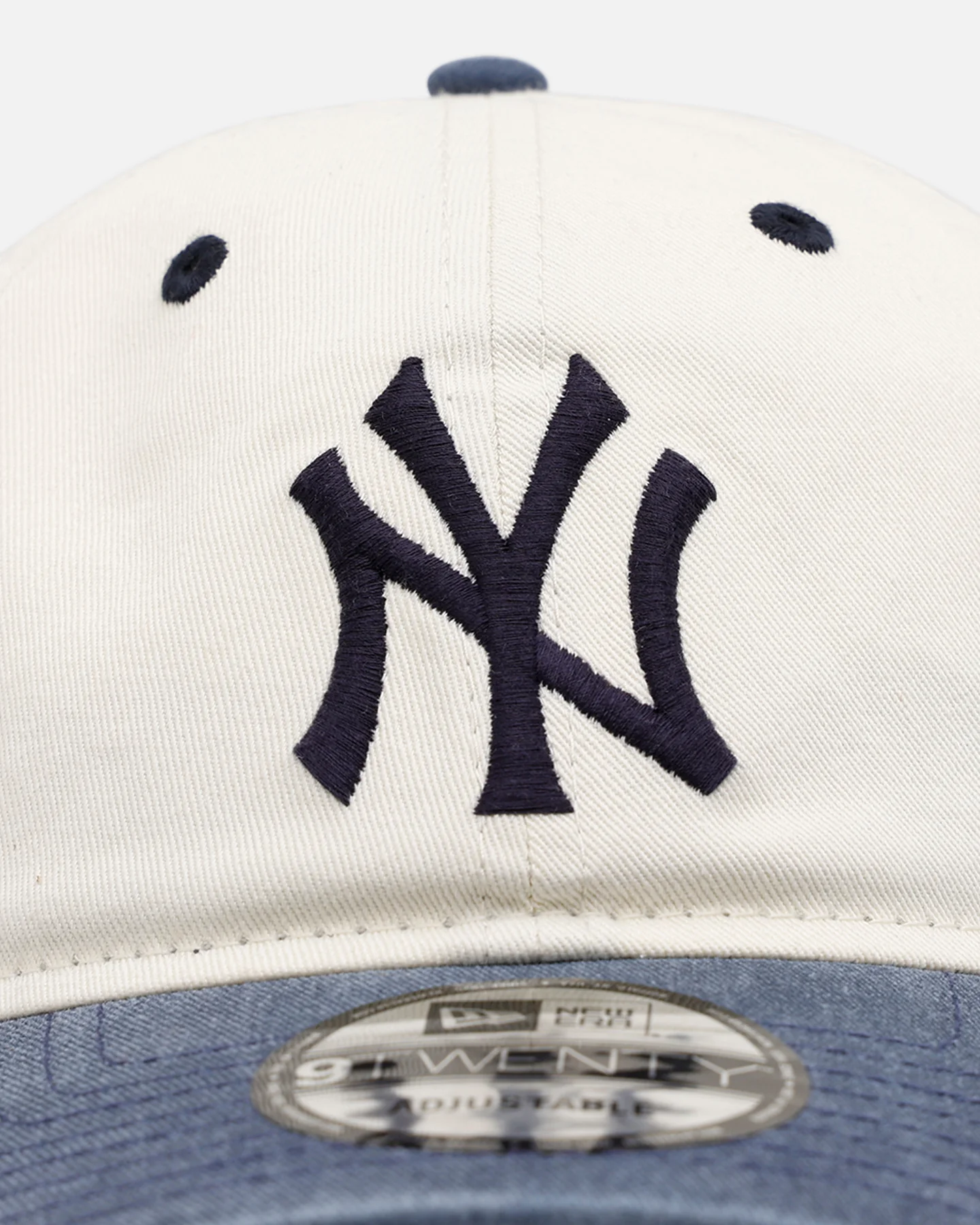 New Era New York Yankees 'Sidescript' 9TWENTY Strapback Navy - Image 5