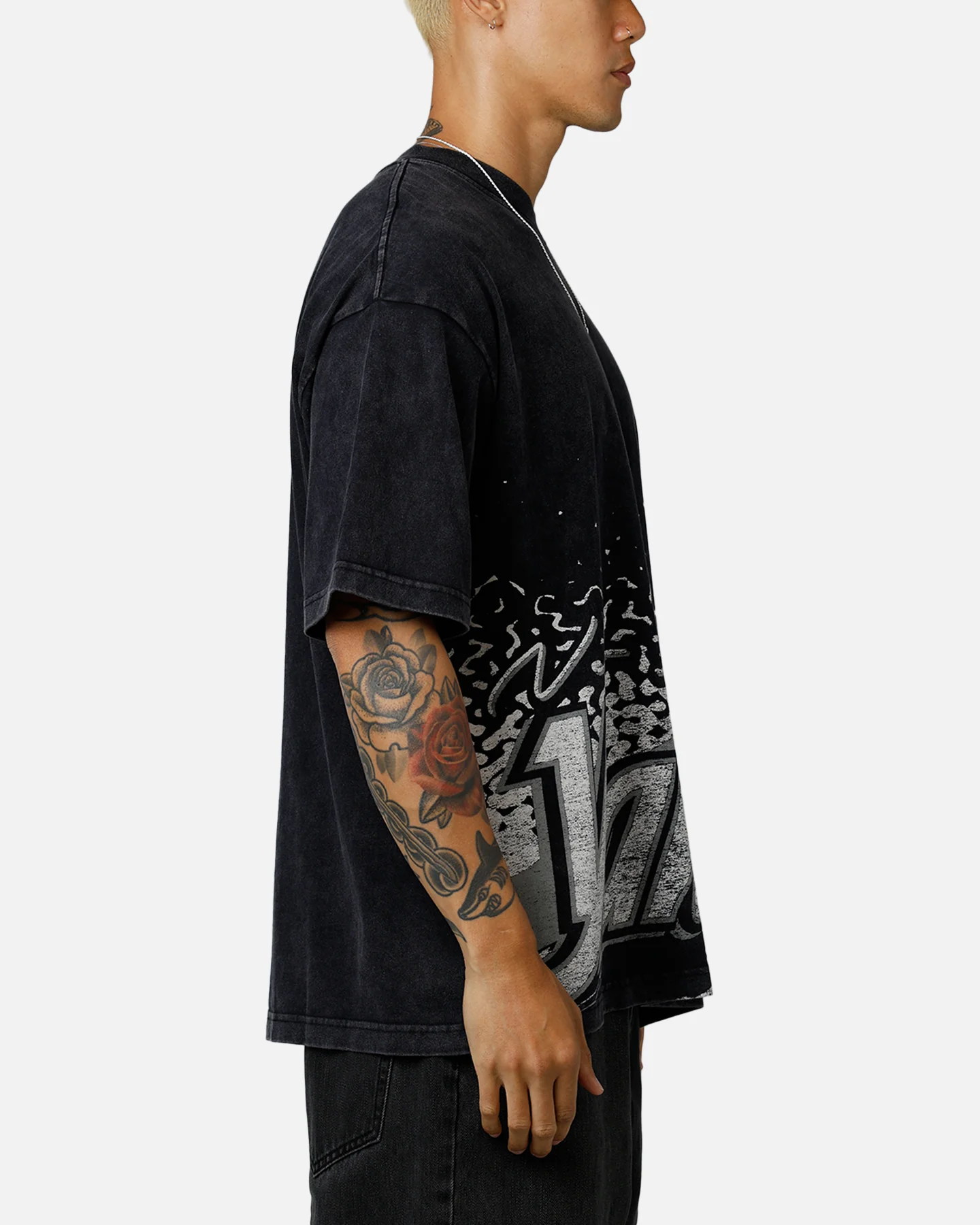 New Era New York Yankees Sport Class T-Shirt Washed Black - Image 4
