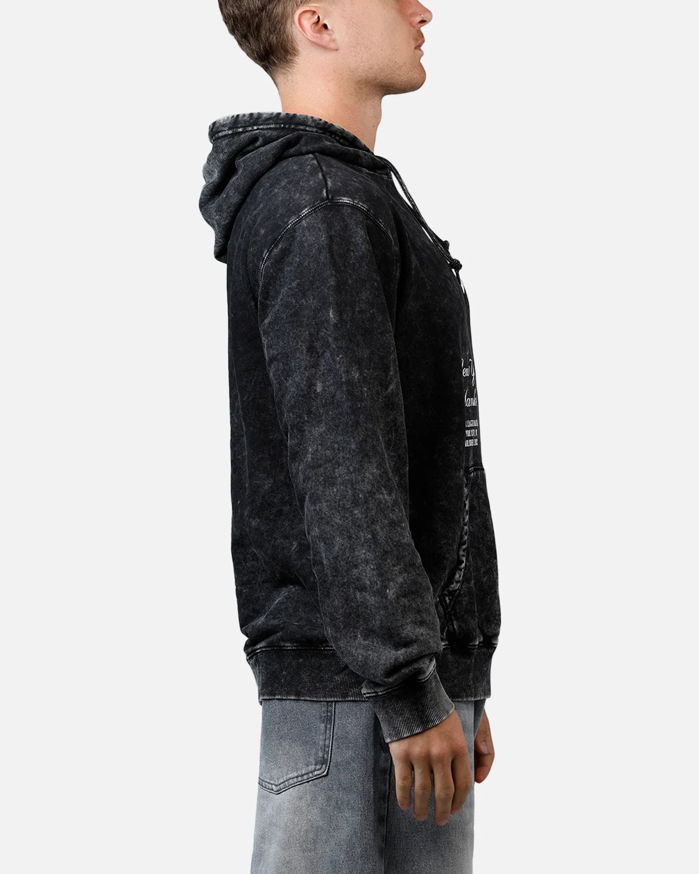 New Era New York Yankees Sport Night Hoodie Black - Image 4