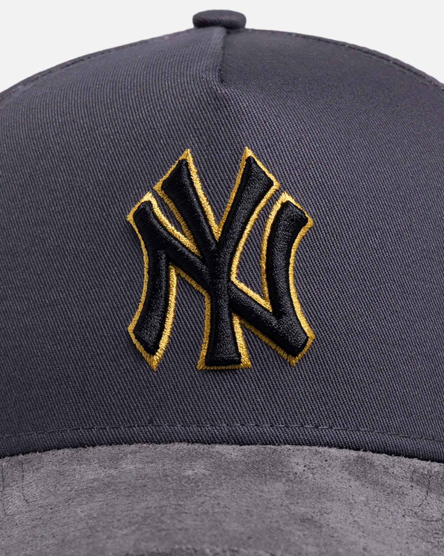 New Era New York Yankees 'Suede Visor' 9FORTY A-Frame Snapback Graphite - Image 5