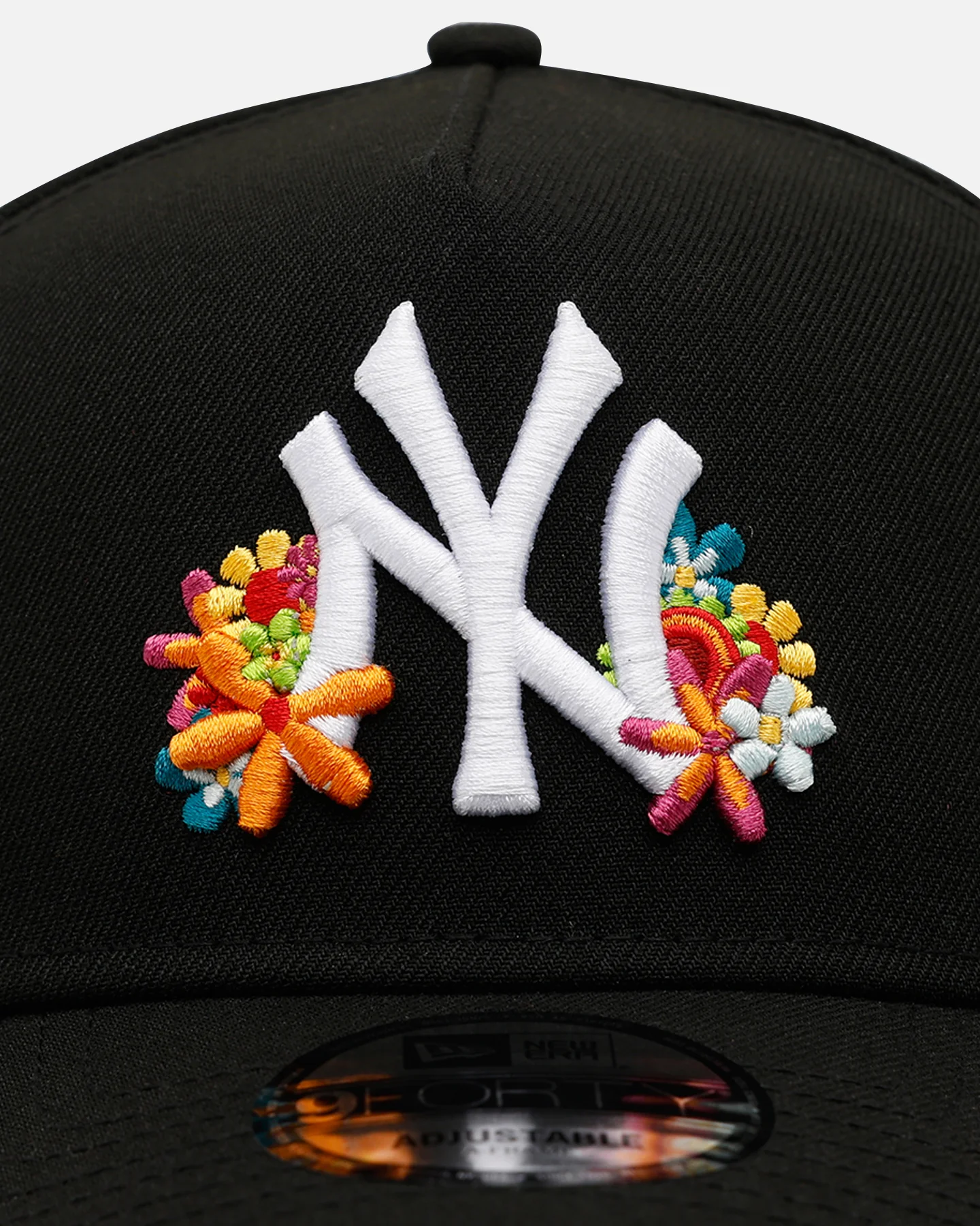 New Era New York Yankees 'Summer Flowers' 9FORTY A-Frame Snapback Black - Image 5
