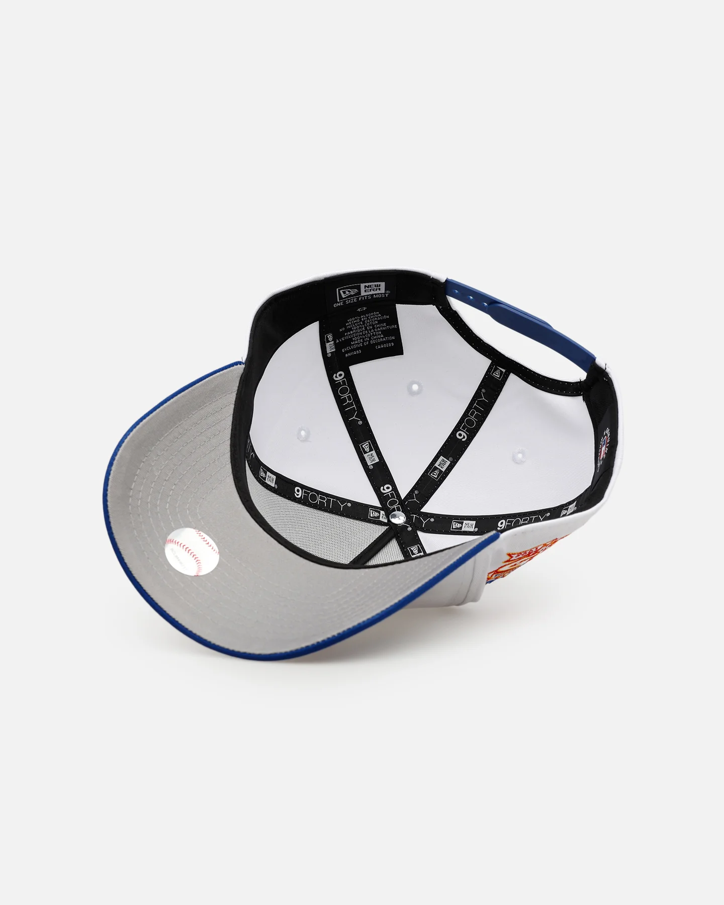New Era New York Yankees 'Summertime' 9FORTY A-Frame Snapback White/Royal - Image 6