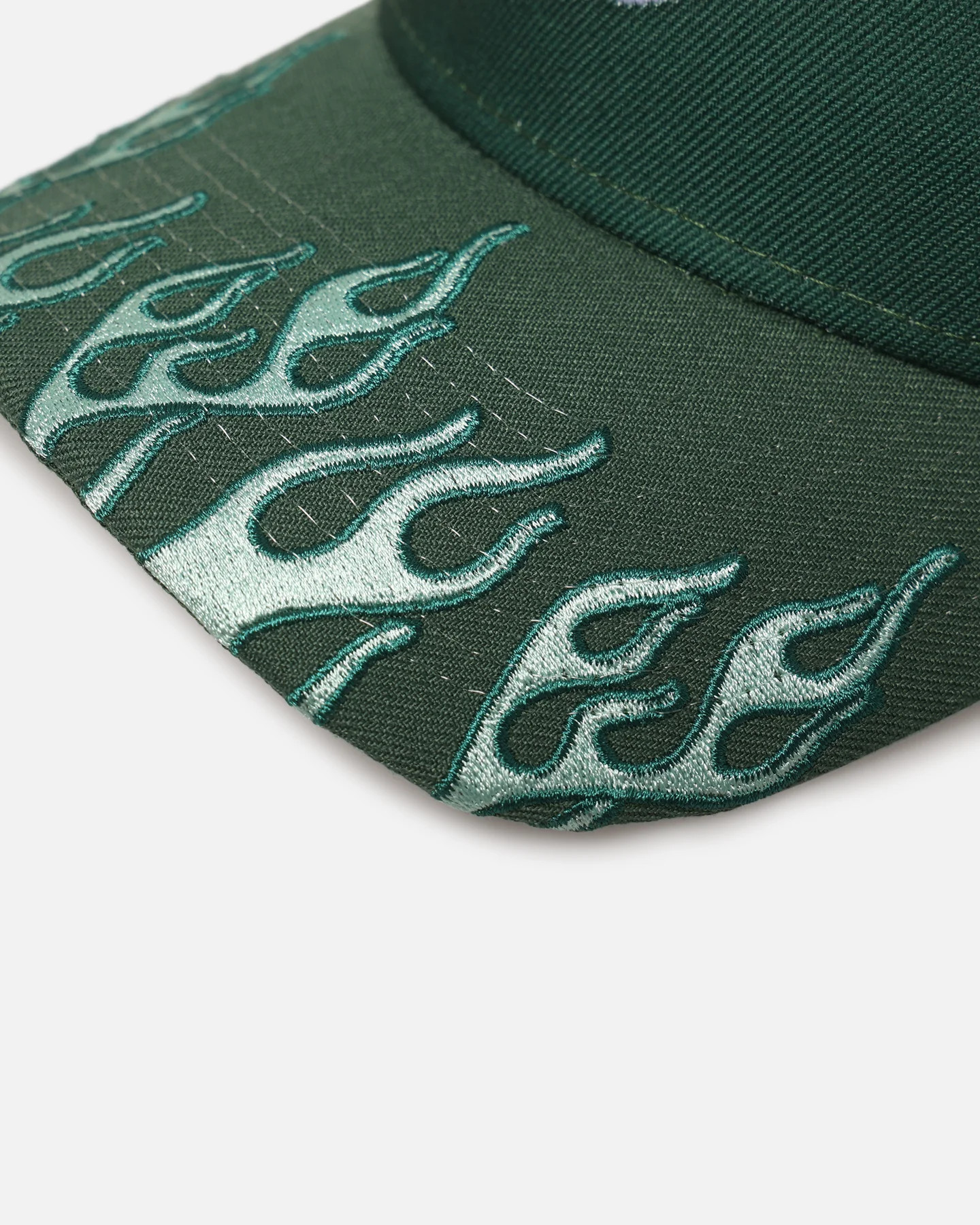 New Era New York Yankees 'Sundyed Flames' 9FORTY A-Frame Snapback Pine Green - Image 7